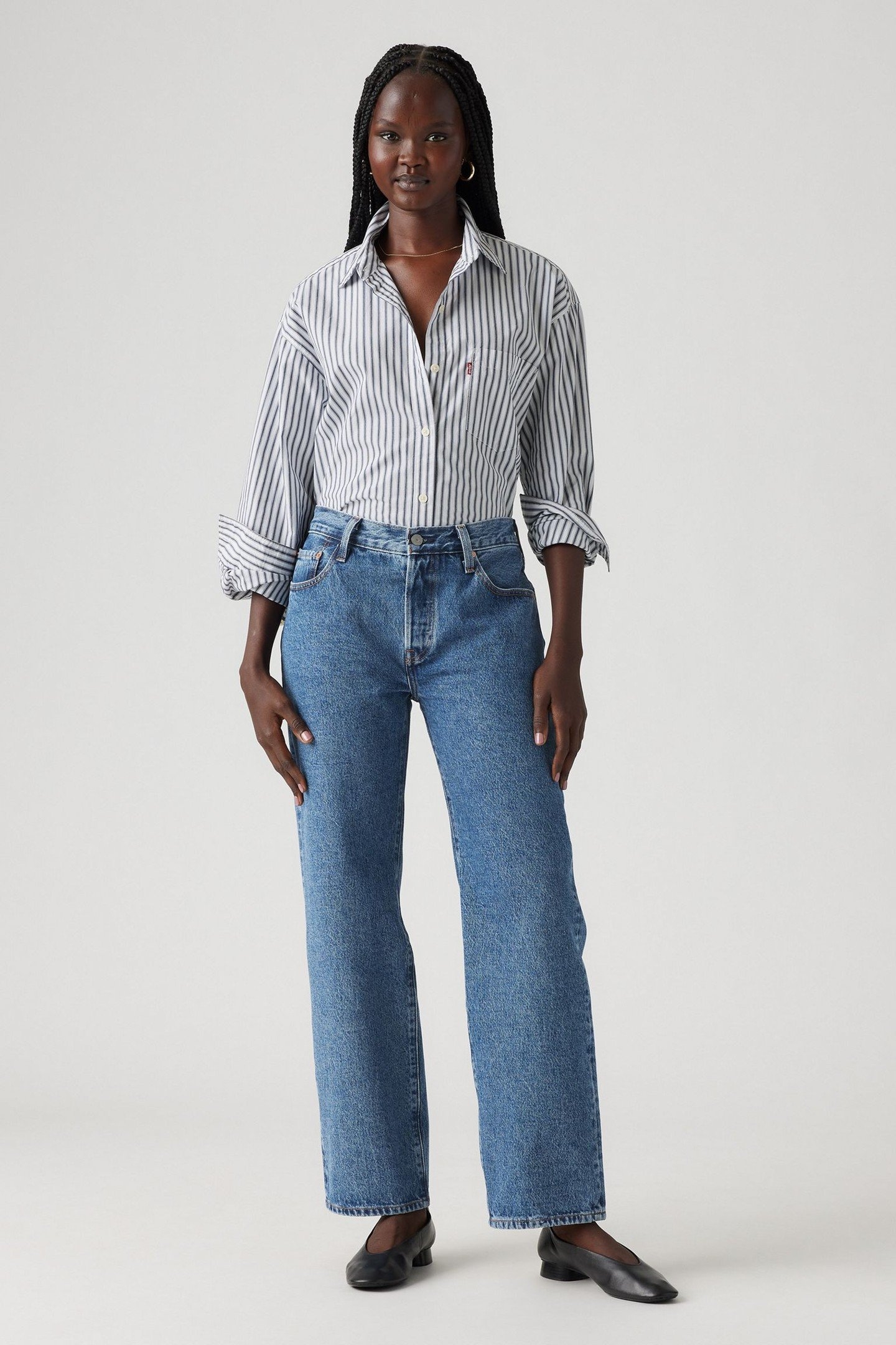 501® 90'S ANKLE JEANS MED INDIGO 1