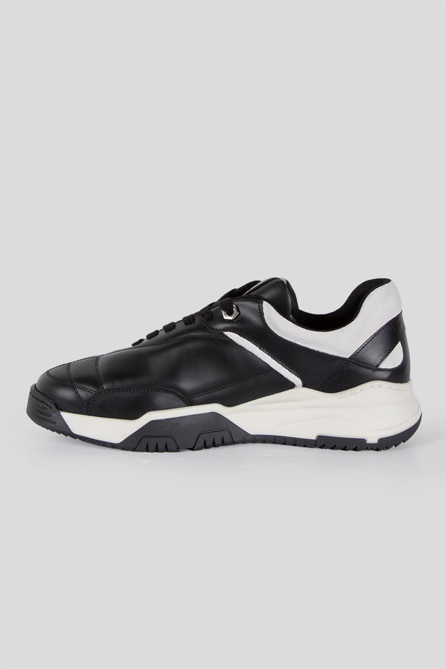 CHUNKY FOOTBALL SNEAKERS BLACK/WHITE 2