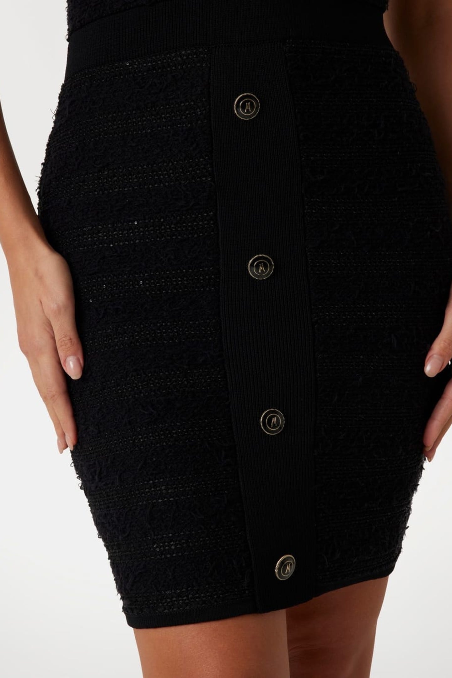 MARCIANO BY GUESS AMELIA SHORT SLEEVE JET BLACK A996 7