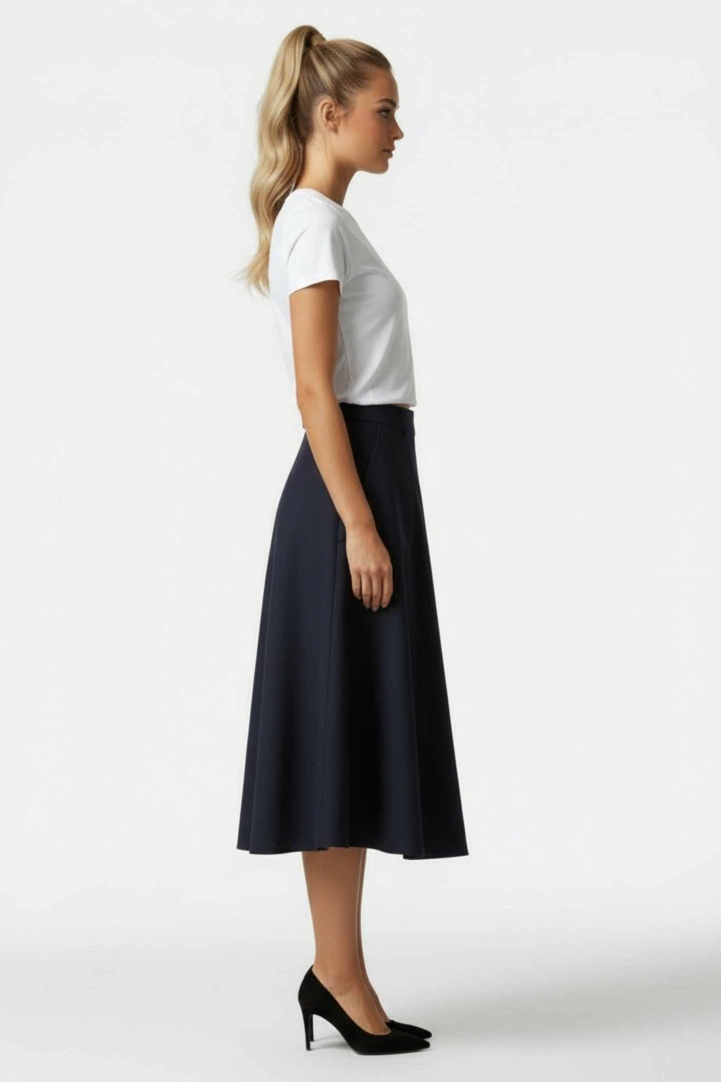 GUADALUPALF SKIRT MIDNIGHT NAVY 3