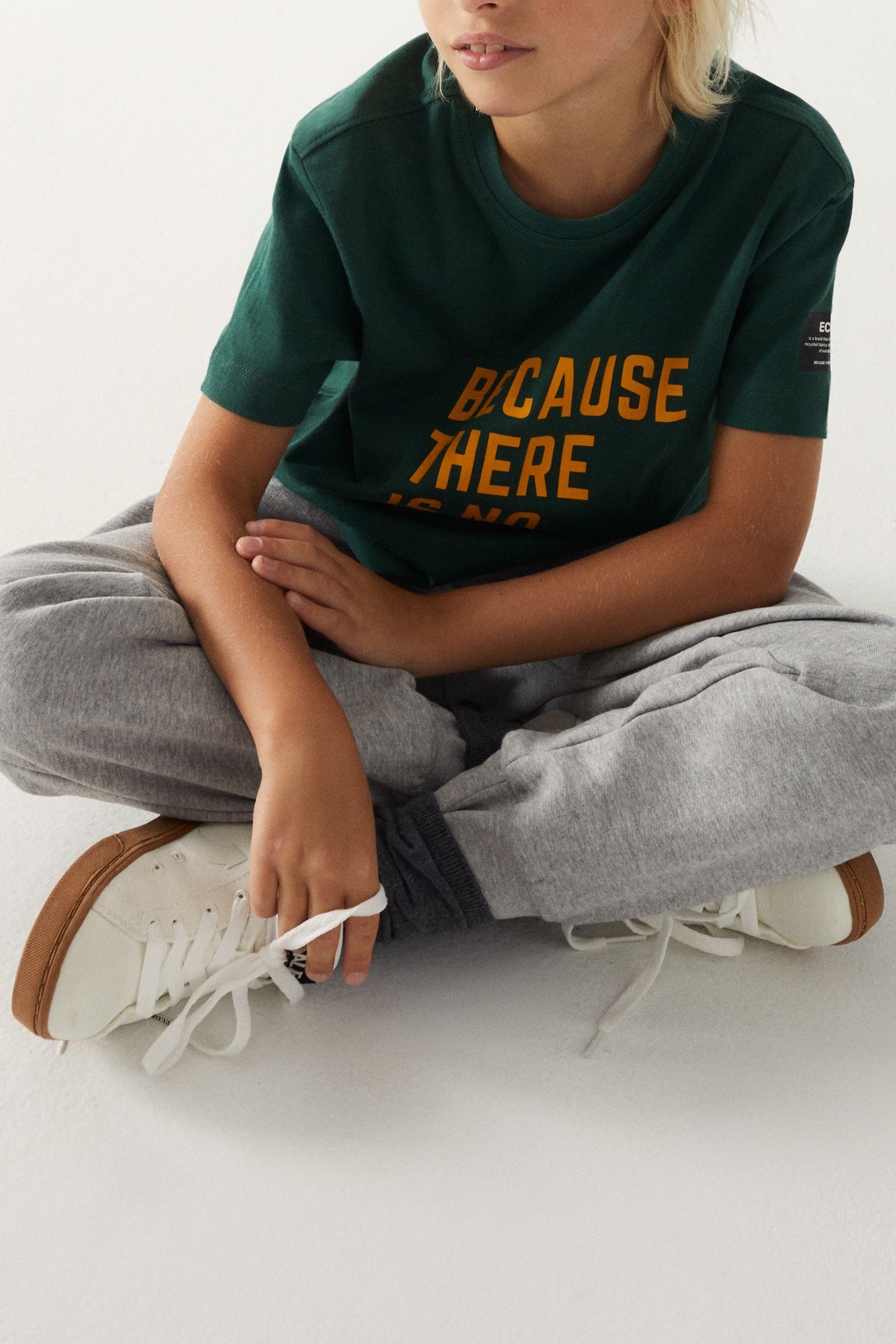 BOYS BECAUSEALF T-SHIRT URBAN GREEN 4