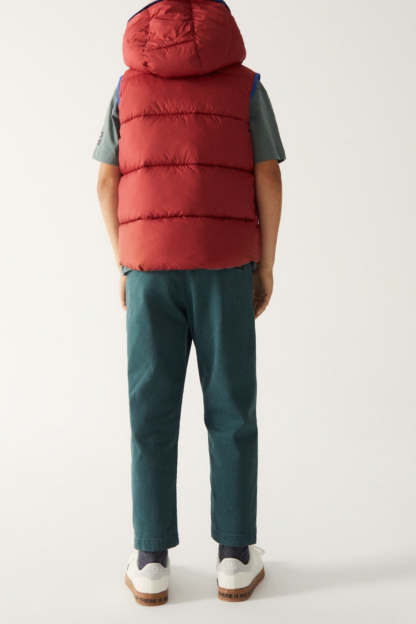 BOYS ZIPPYALF VEST RED 2