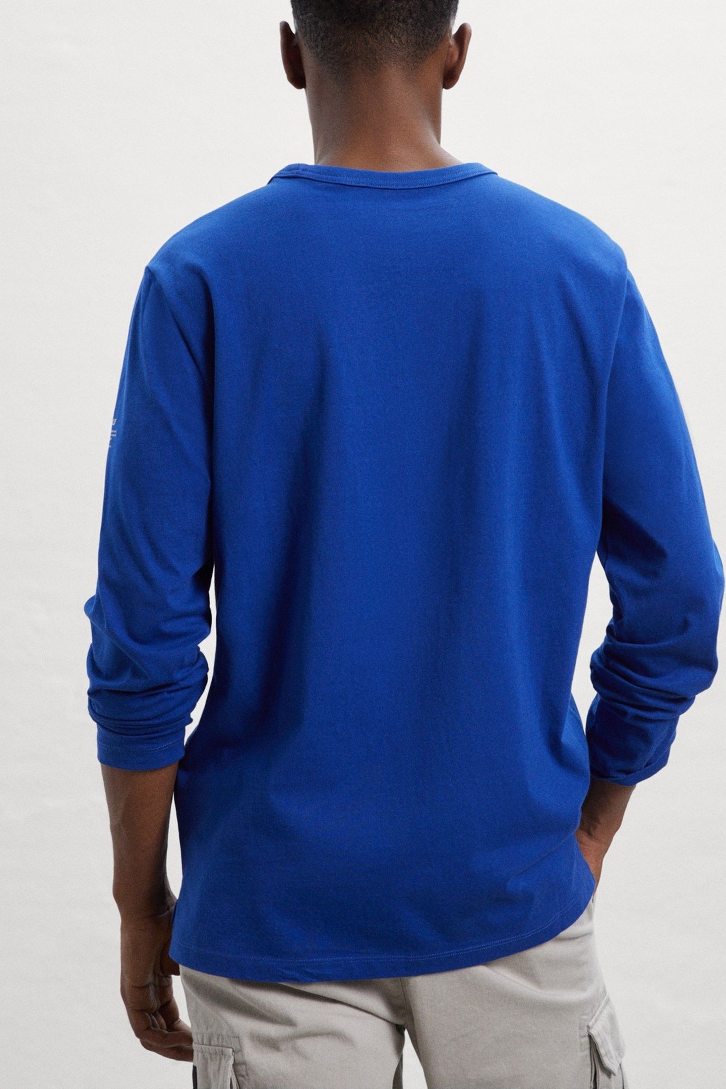 SUSTANALF LONG SLEEVE T-SHIRT SAPPHIRE BLUE 3