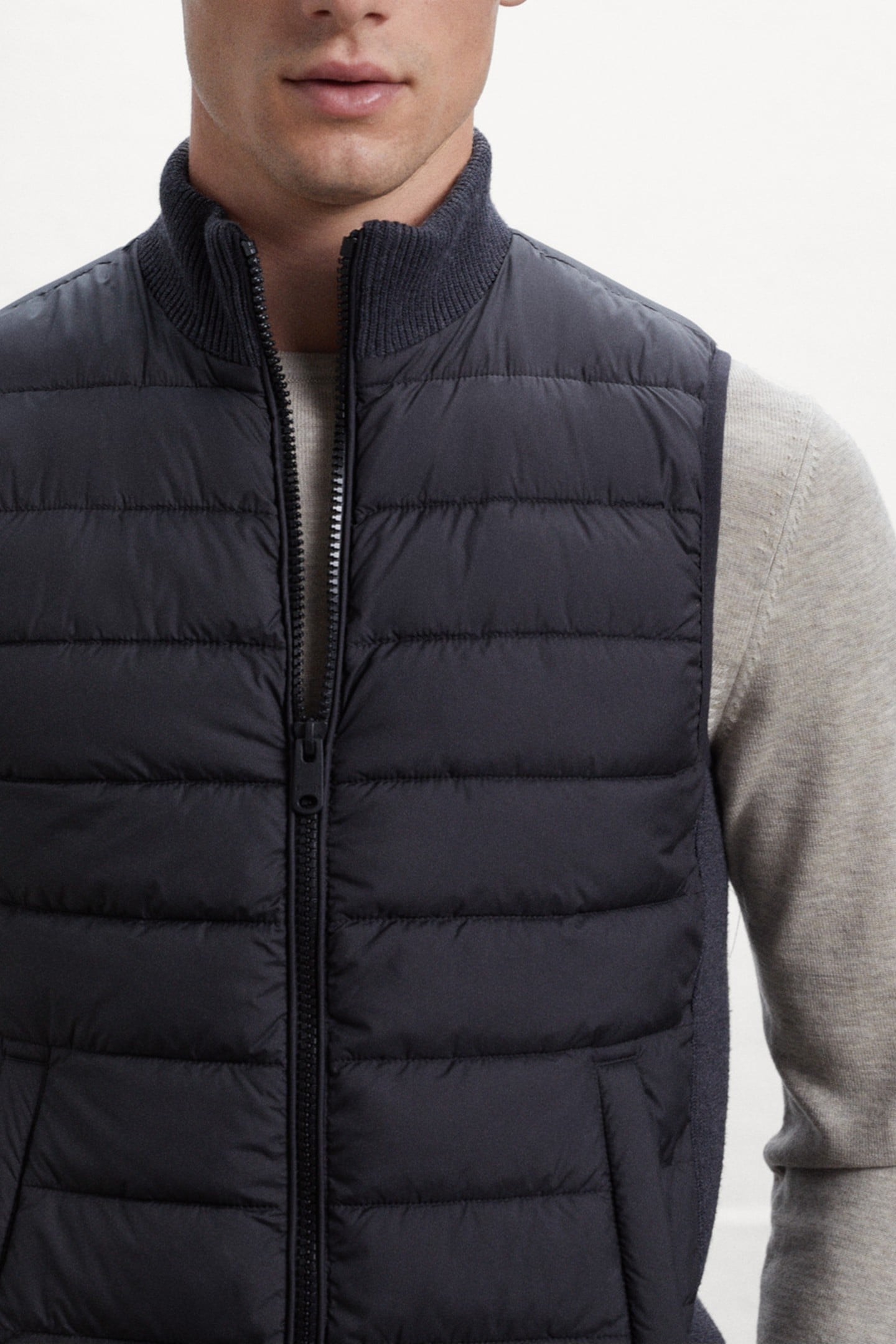 TRIMALF KNIT DARK GREY MELANGE 4