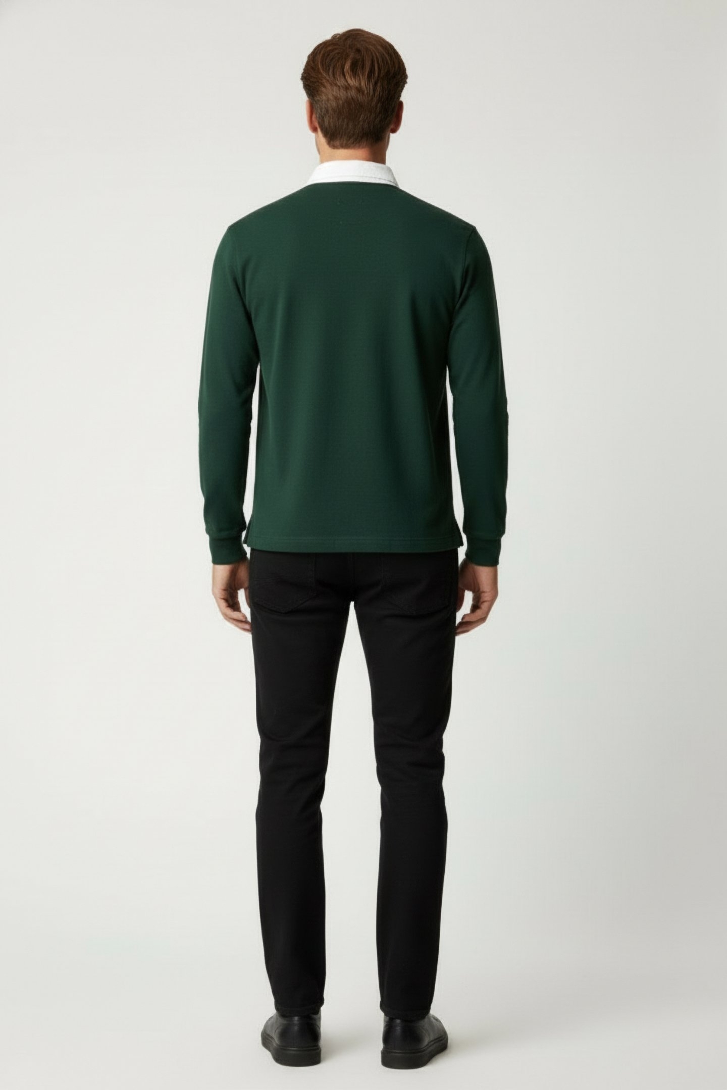 PERIALF LONG SLEEVE POLO URBAN GREEN 2