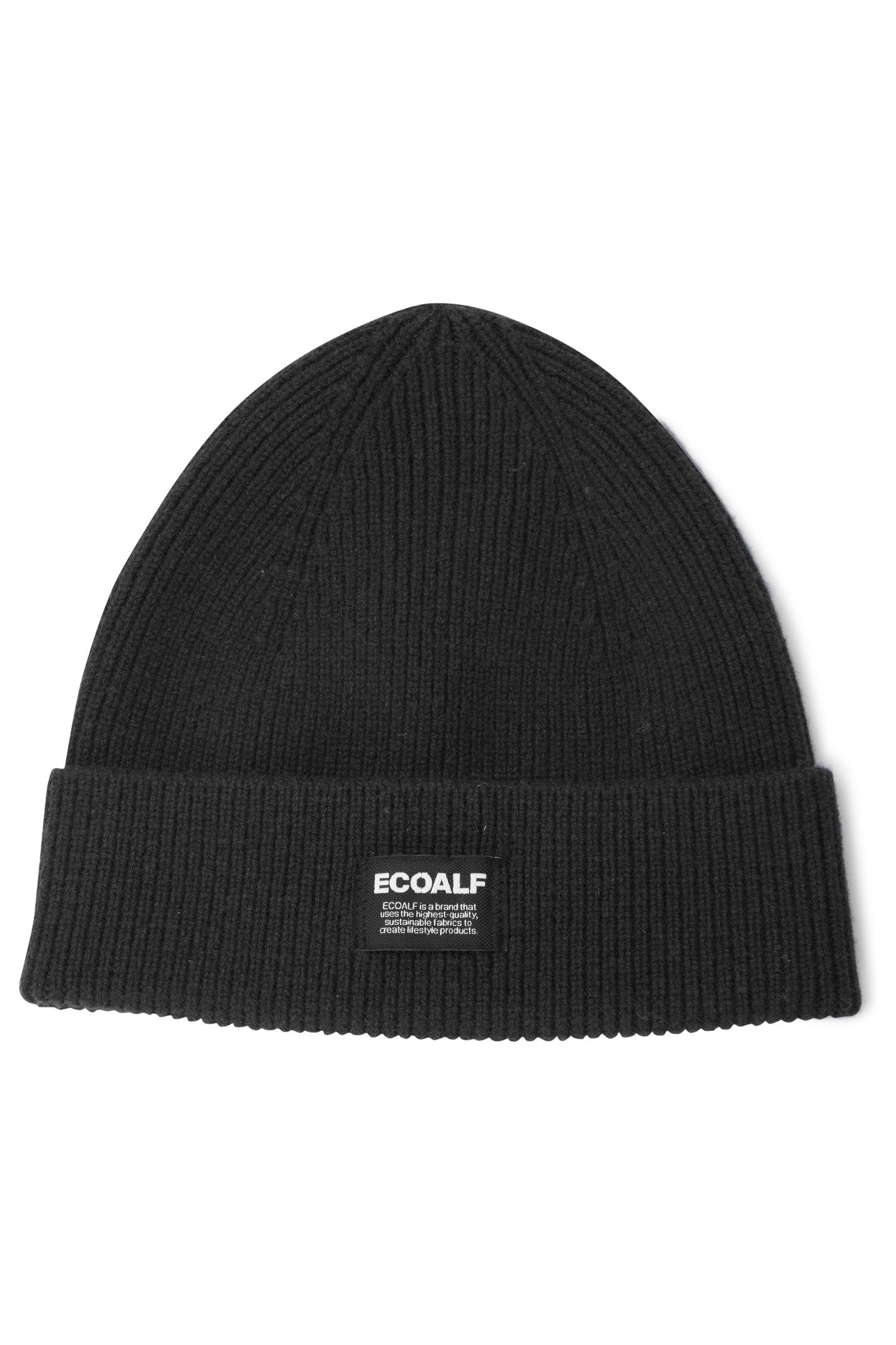 UNISEX WOOLALF BEANIE BLACK 1