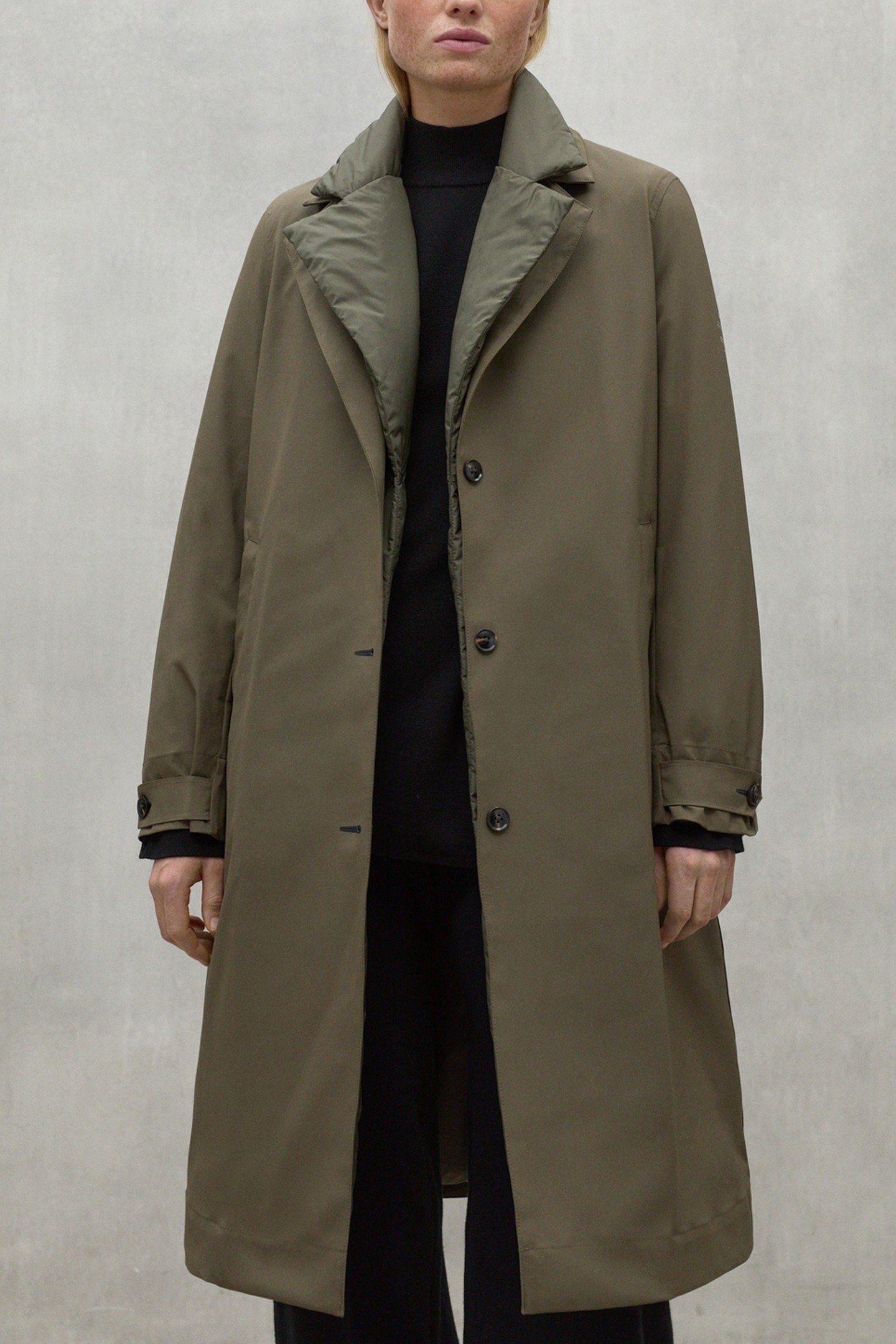 ALBERTALF JACKET DARK KHAKI 3