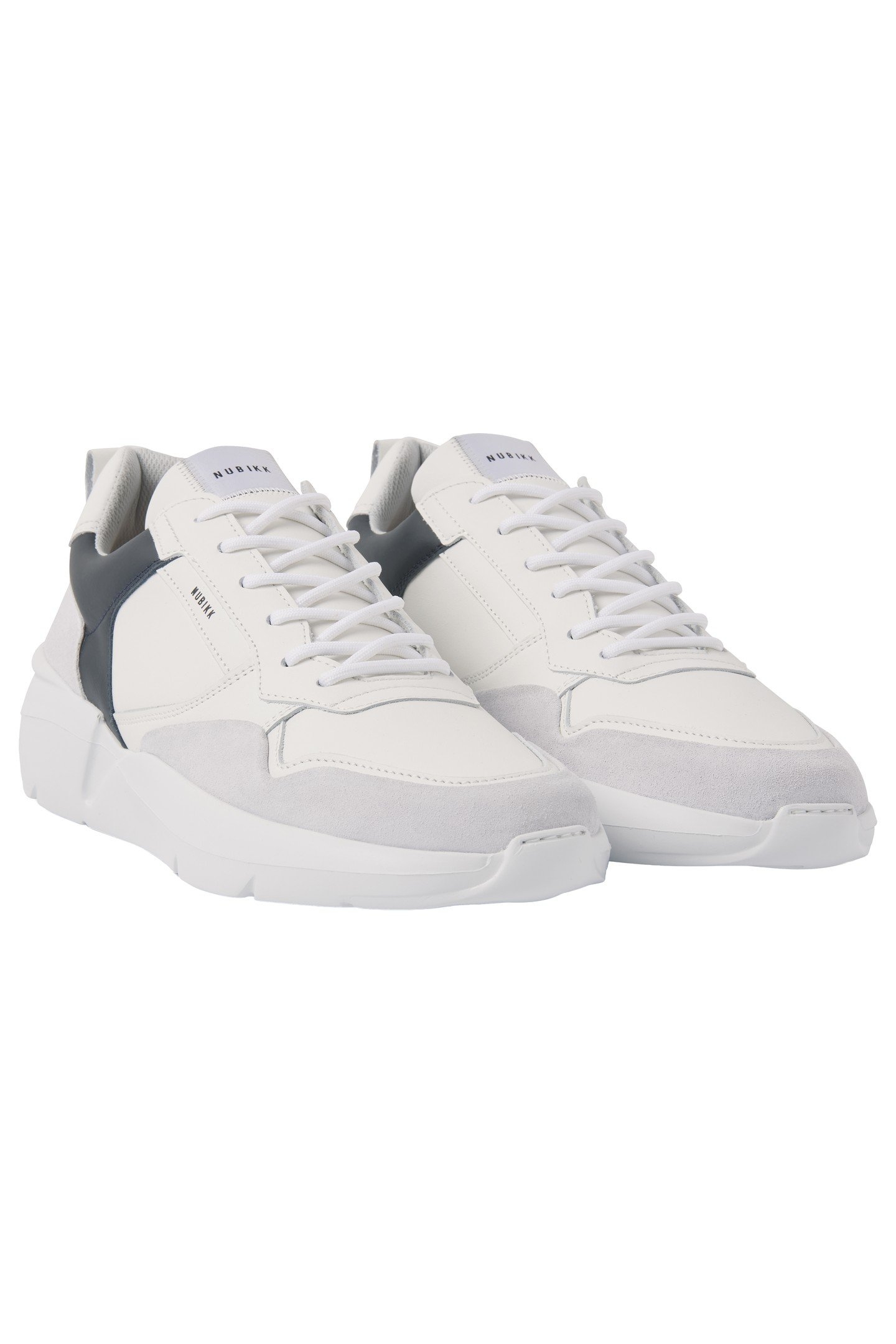 ROQUE ROAD WAVE (M) WHITE LEATHER - NAVY 2