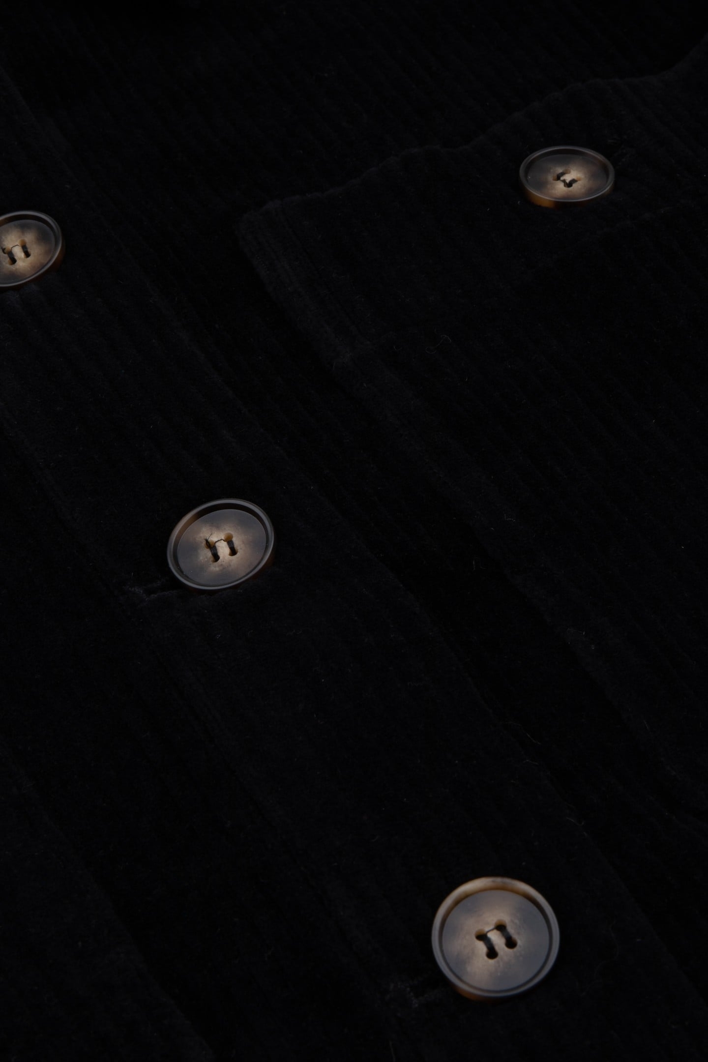 JACKET RIB CORDUROY BLACK 6