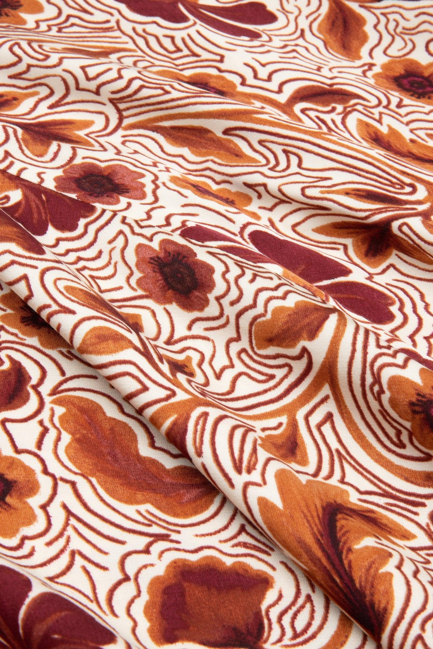 SKIRT LONG AUTUMN FLOWER PRINT PRINT 5