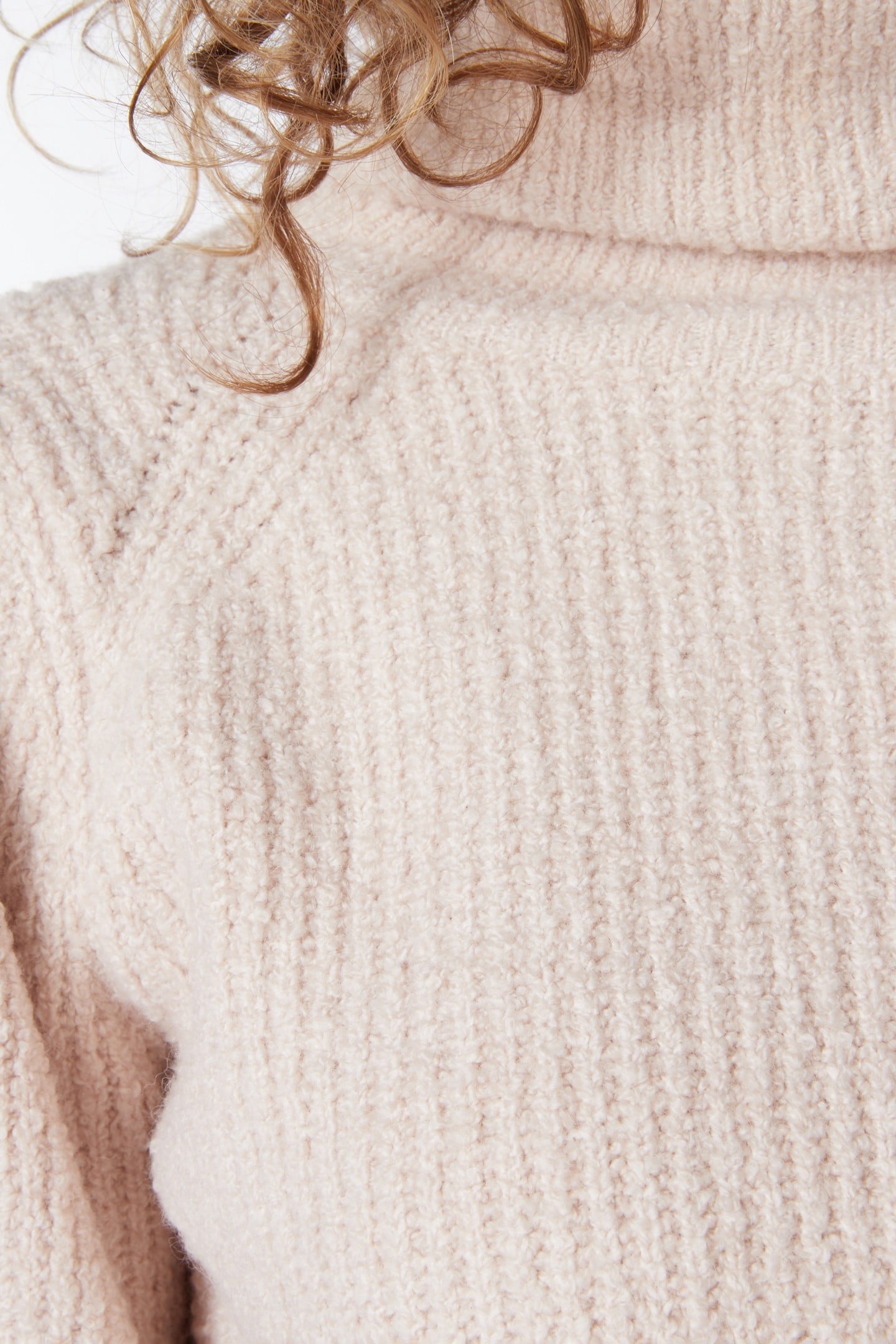 SWEATER COL HIGH CUFF BISCUIT 5