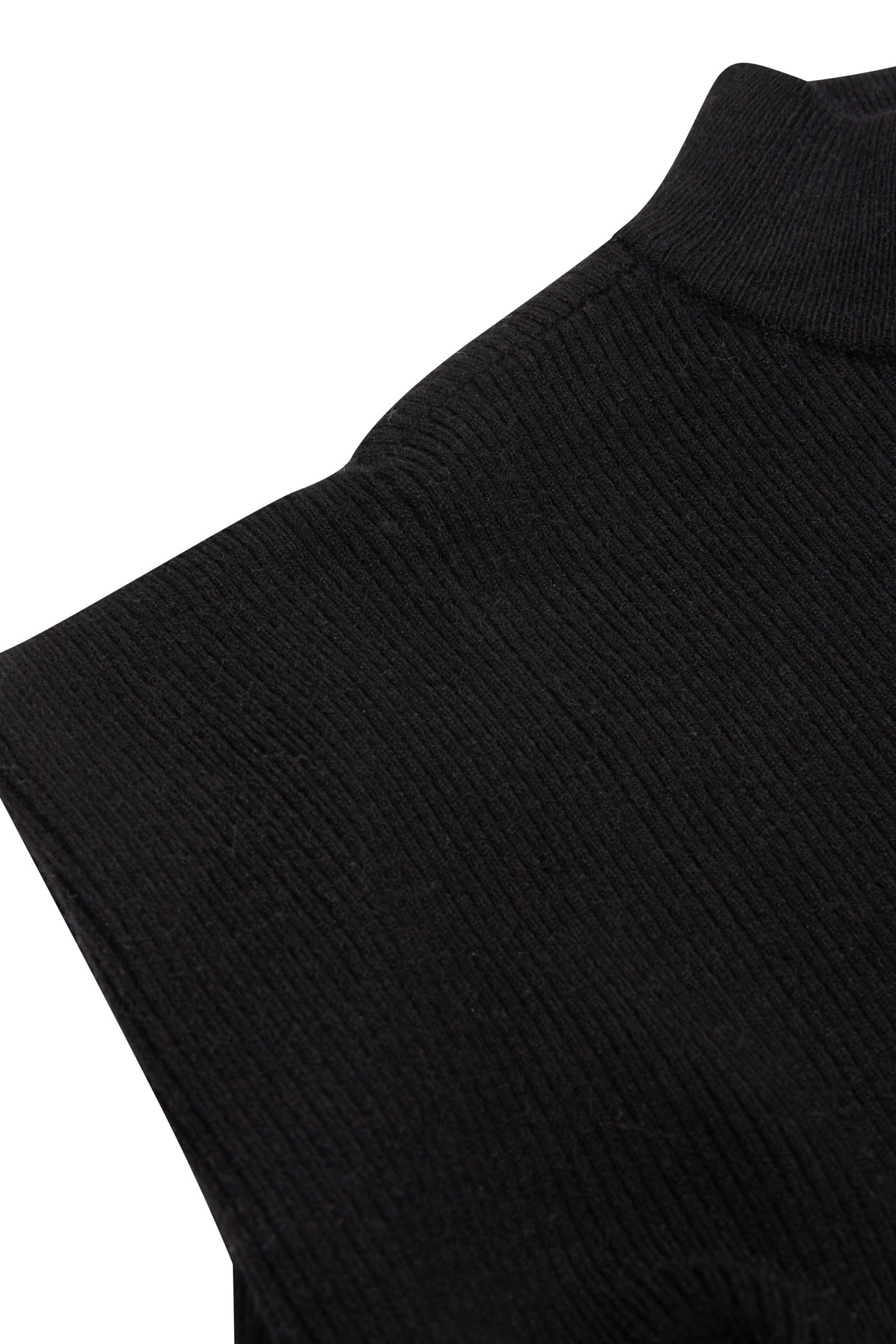 DRESS RIB FANCY SHOULDER BLACK 7