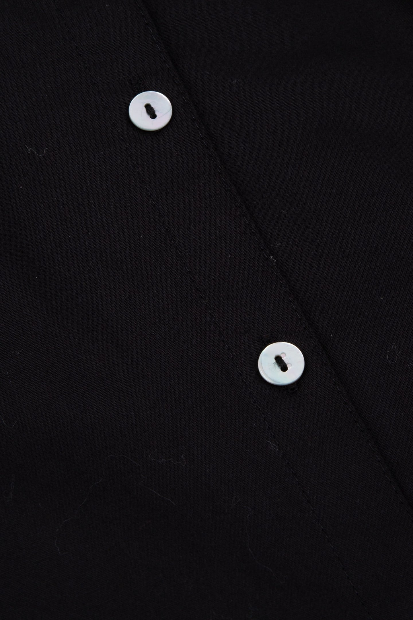 BLOUSE ELASTICATED SLV POPLIN BLACK 7