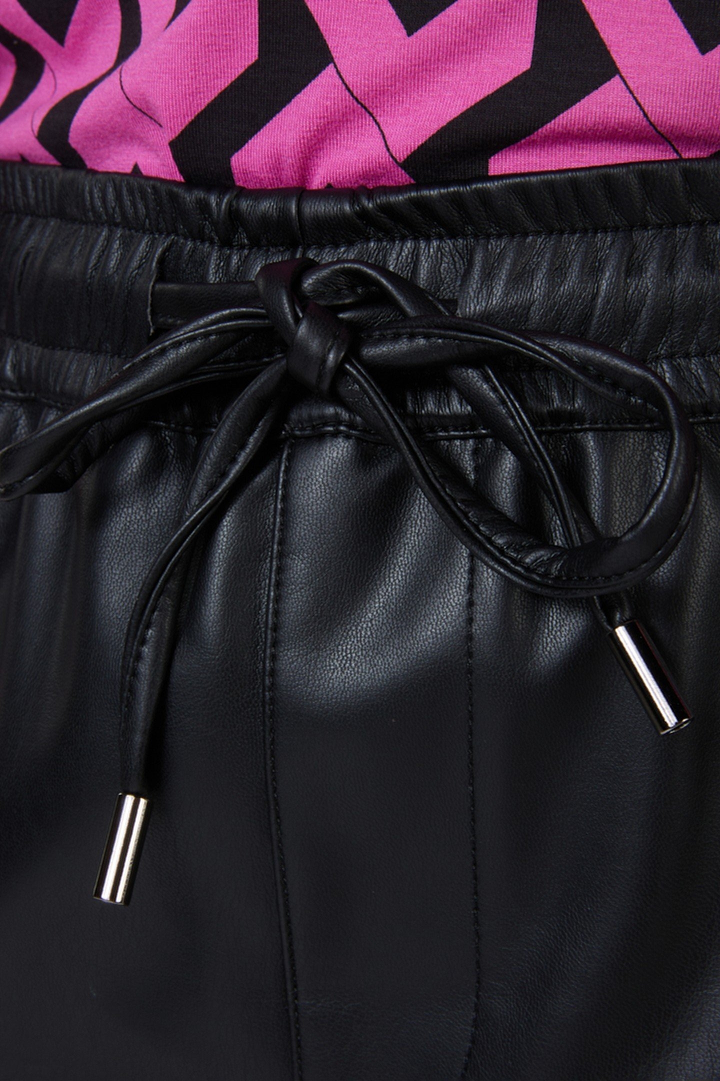 SKIRT JOGGER LONG PU BLACK 7