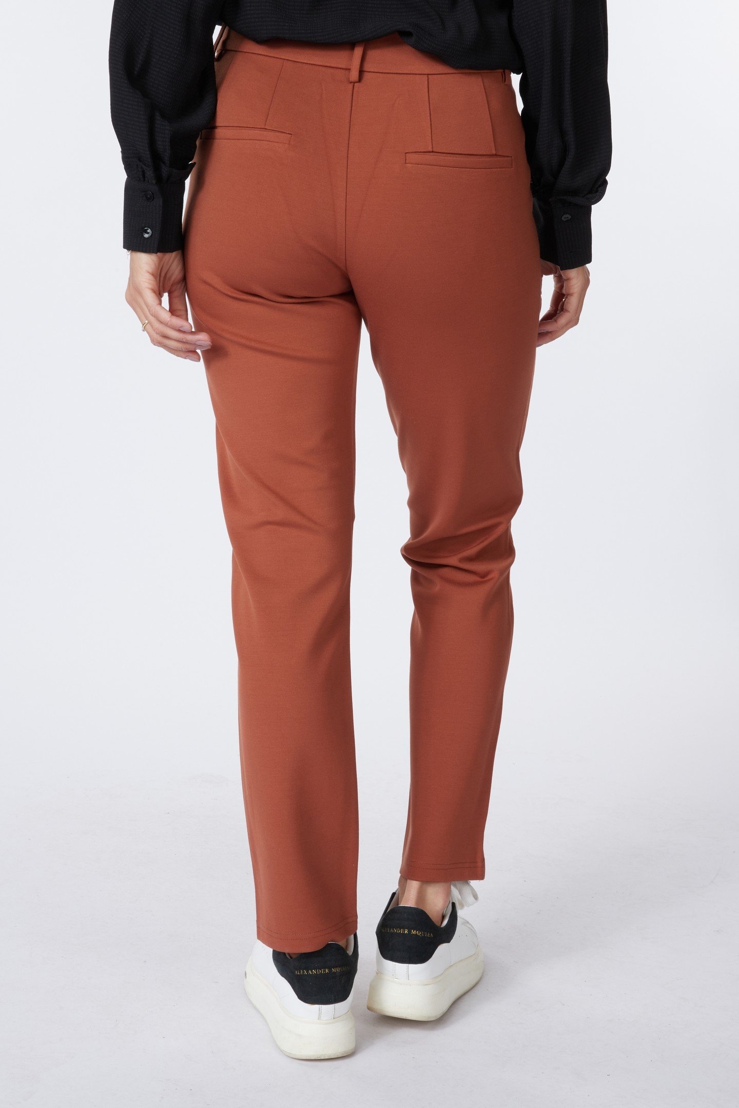 TROUSERS CHINO PUNTO COPPER BROWN 4