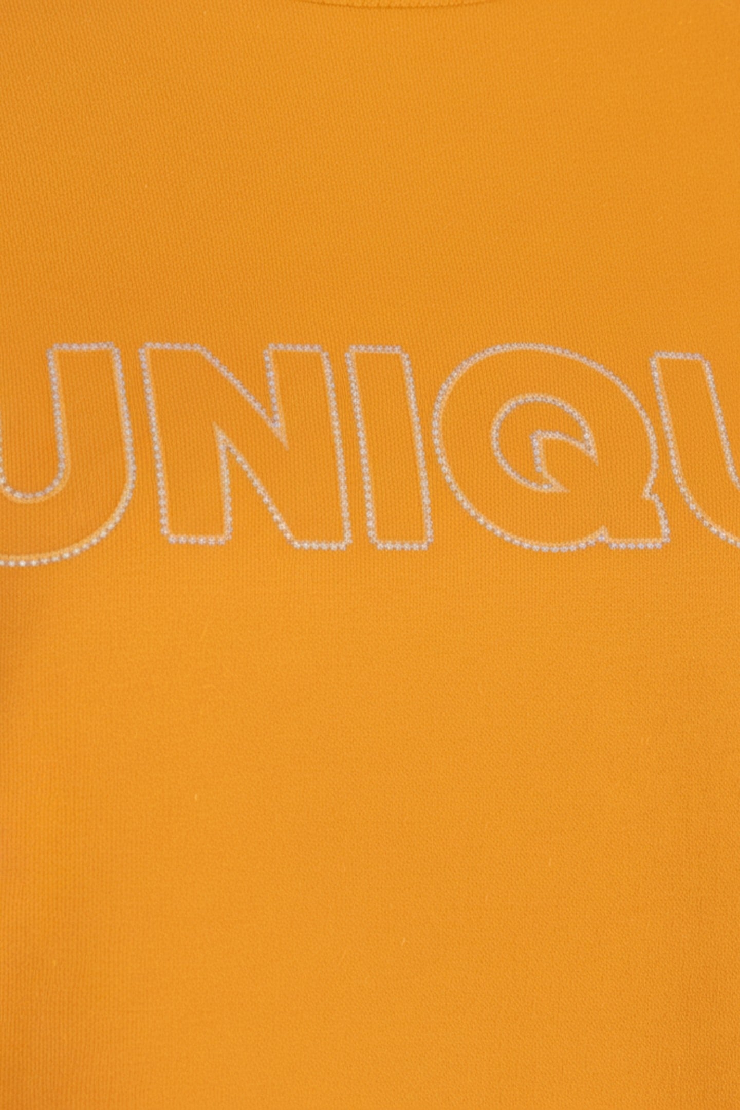 DRESS FLOCK PRINT ORANGE 6