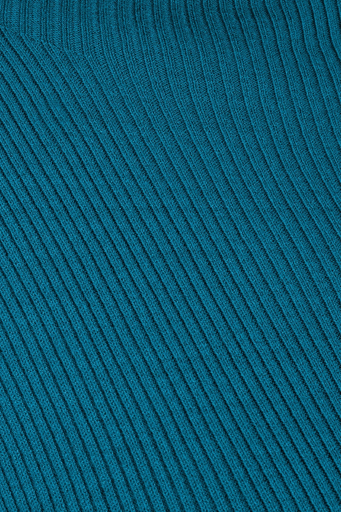 TOP RIB SLV/LSS BUTTONS COL PETROL 3