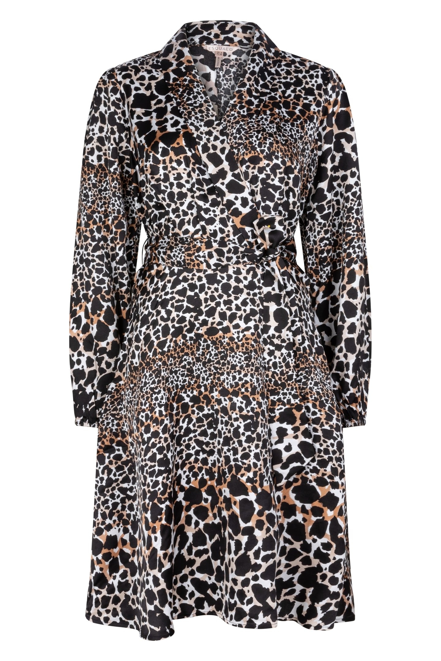 DRESS SCATTERED ILLUSION PRINT 5