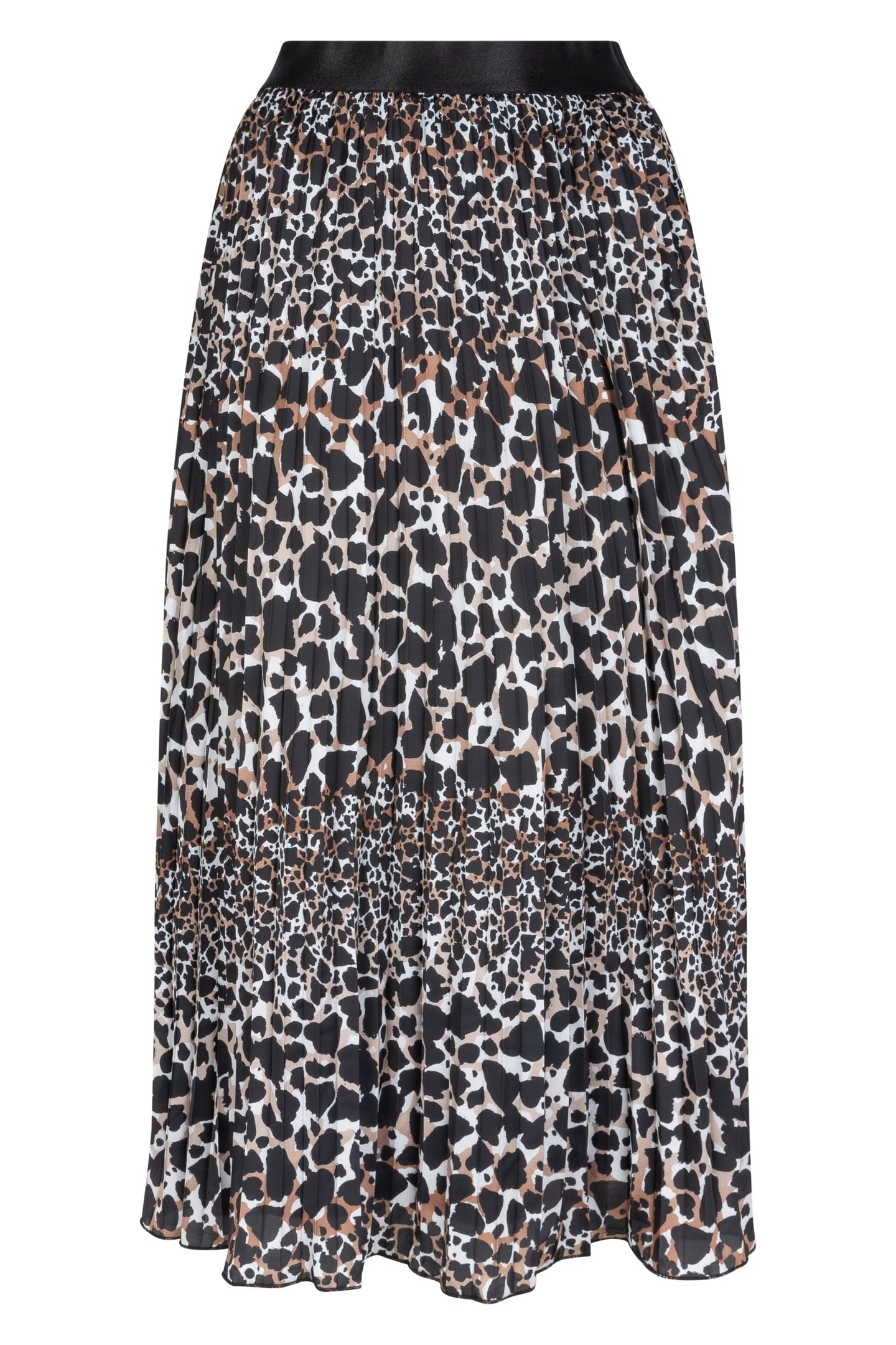 SKIRT PLISSE SCATTERED ILLUSION PRINT 4