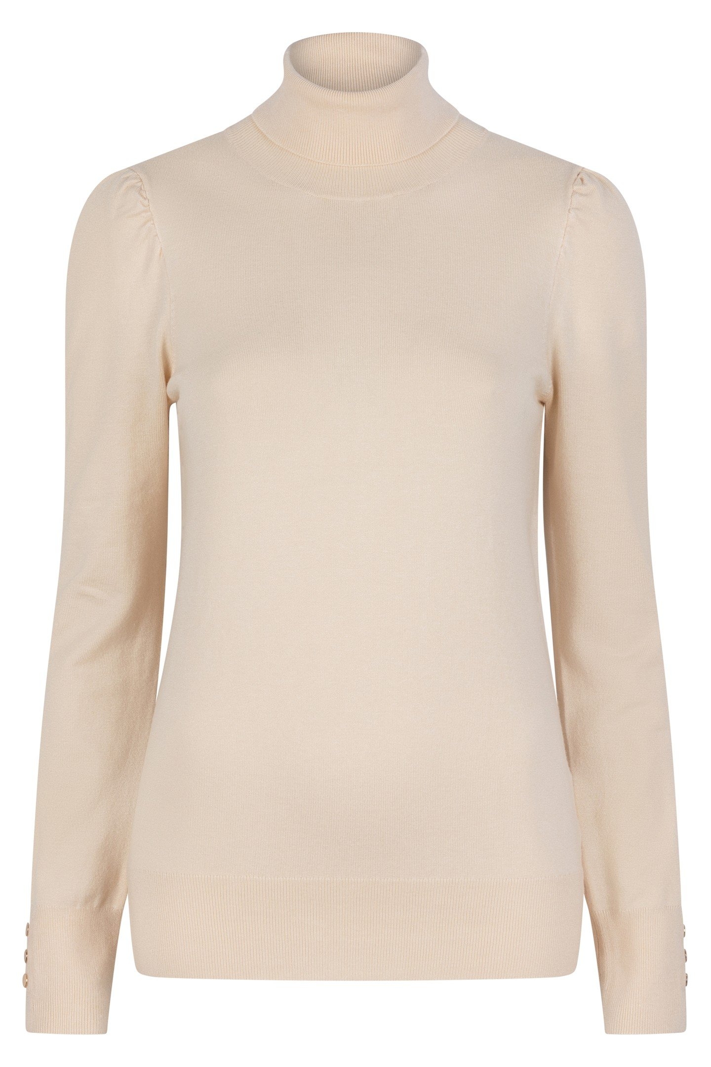 SWEATER PUFF SLVE BUTTONS IVORY 4