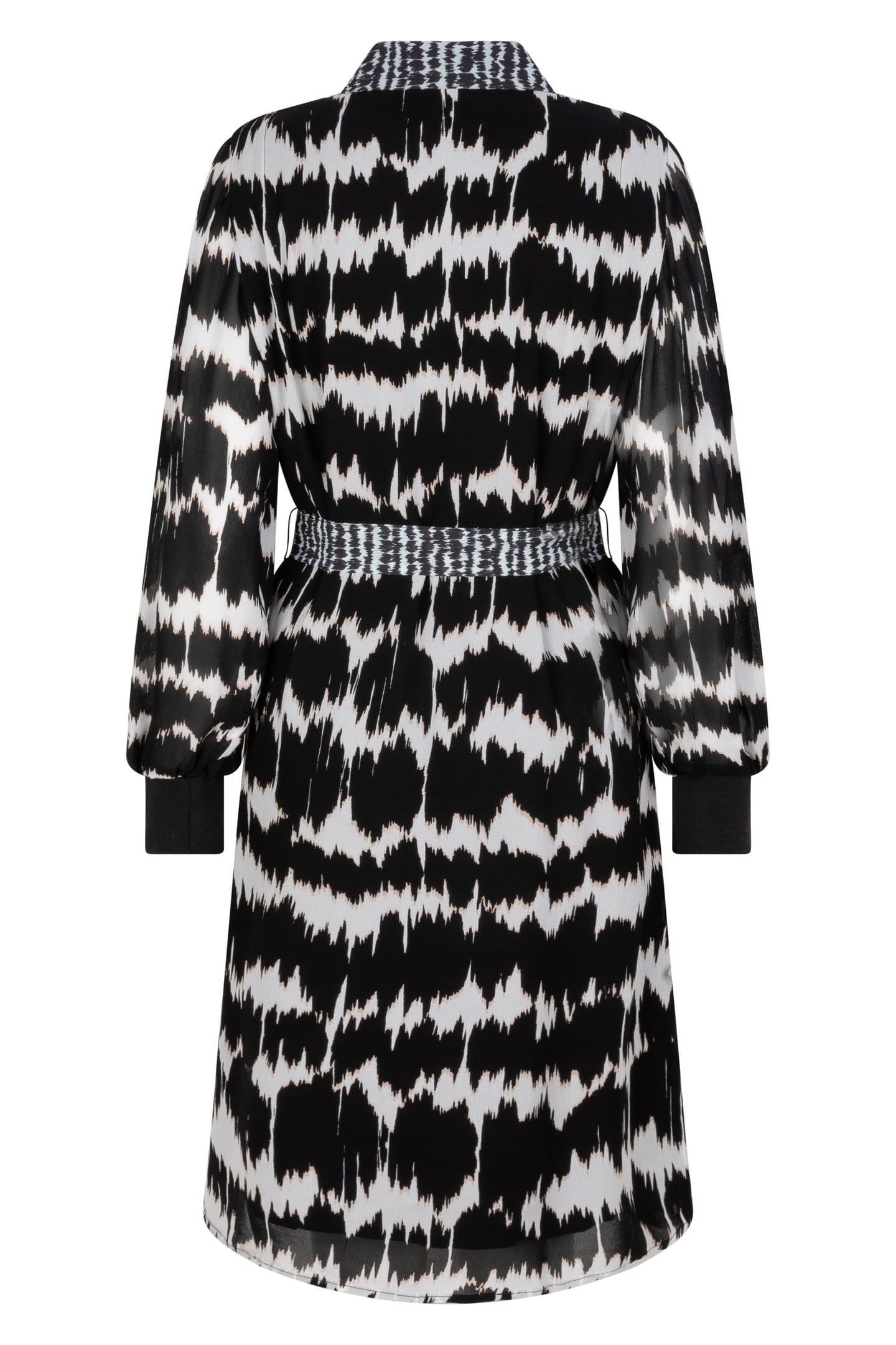 DRESS RIBBED CUFF ABSOLUTE ILLUSION PRINT 5