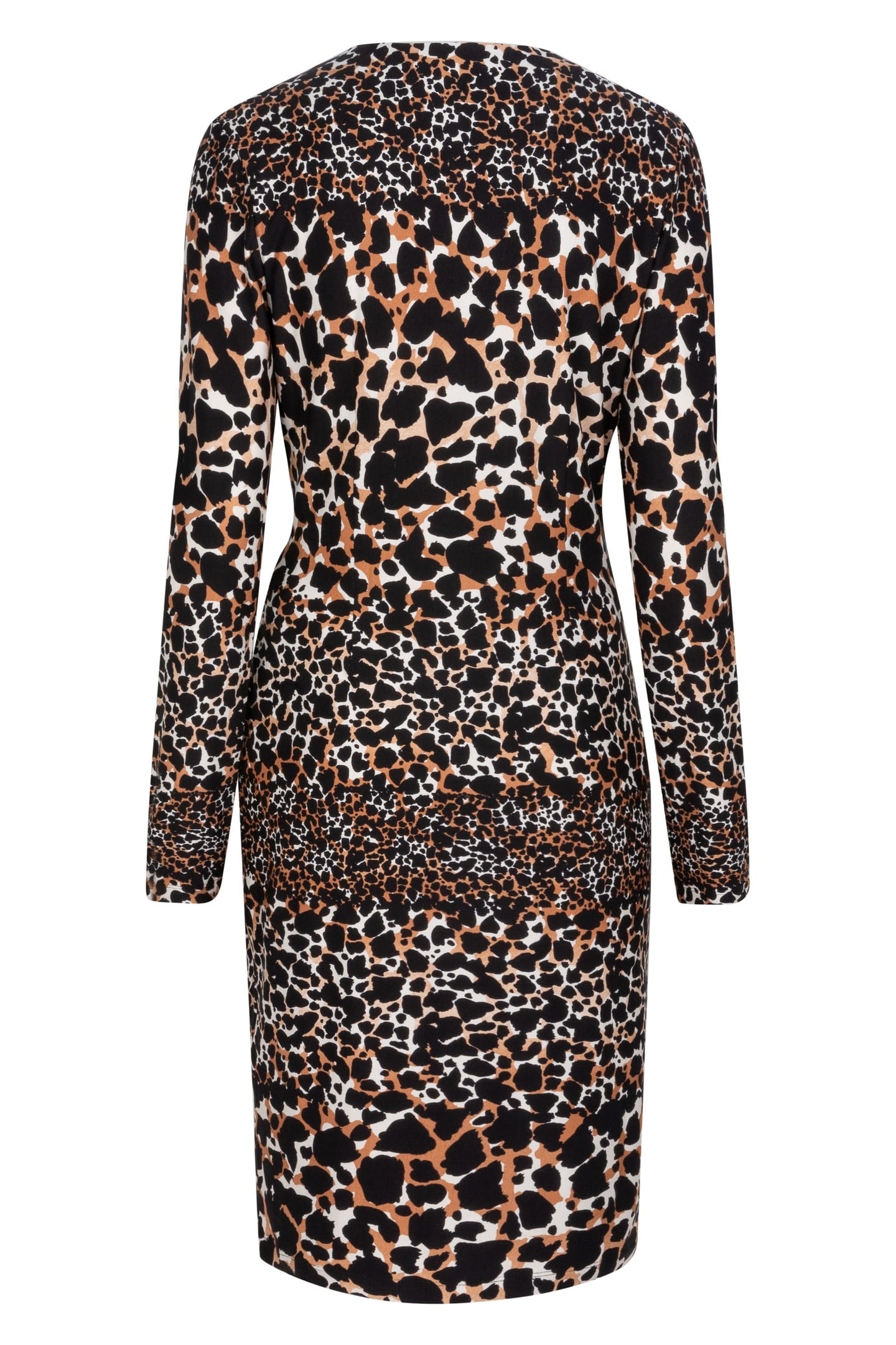 DRESS SCATTERED ILLUSION PRINT 5