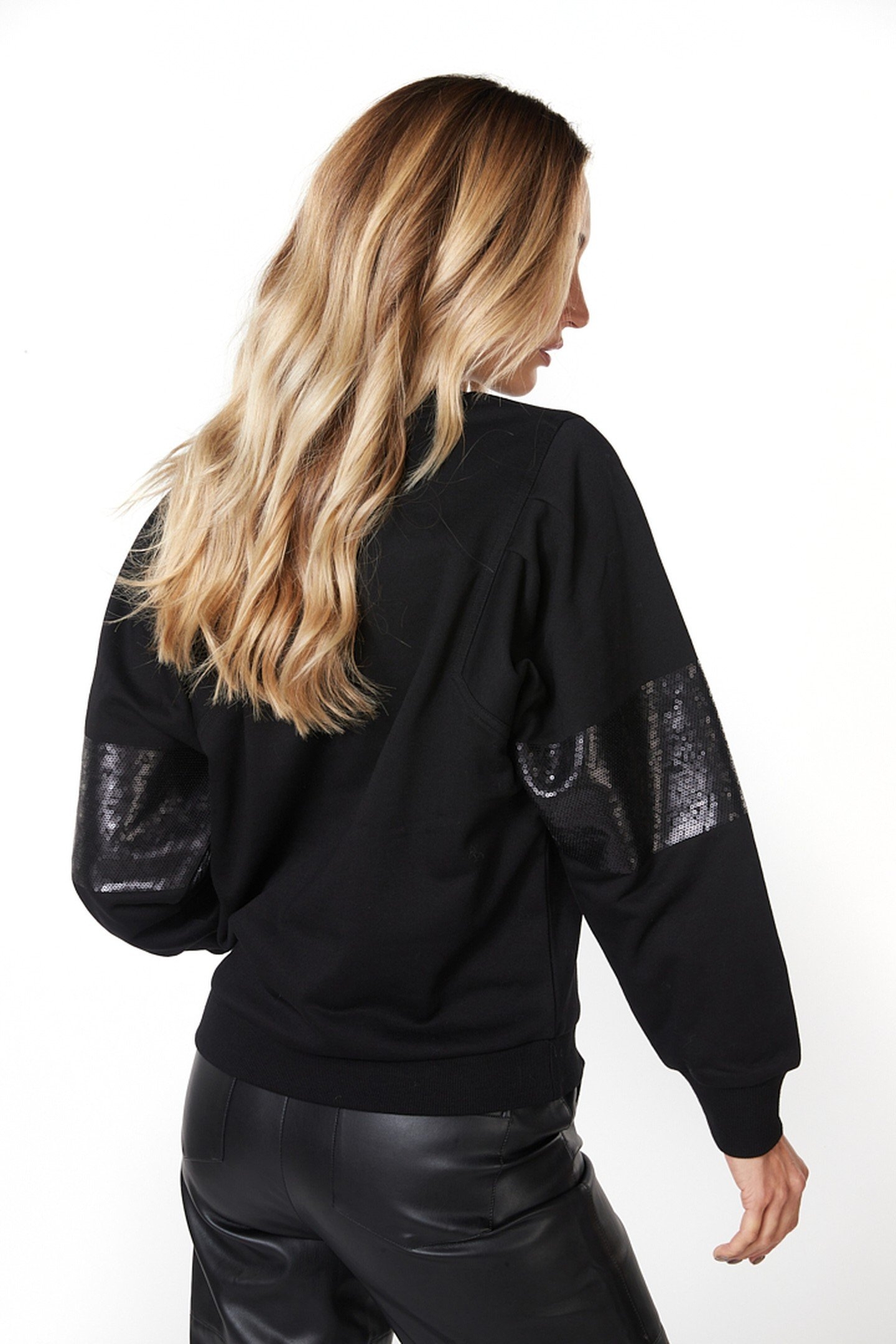 SWEATER SEQUINS BLACK 3