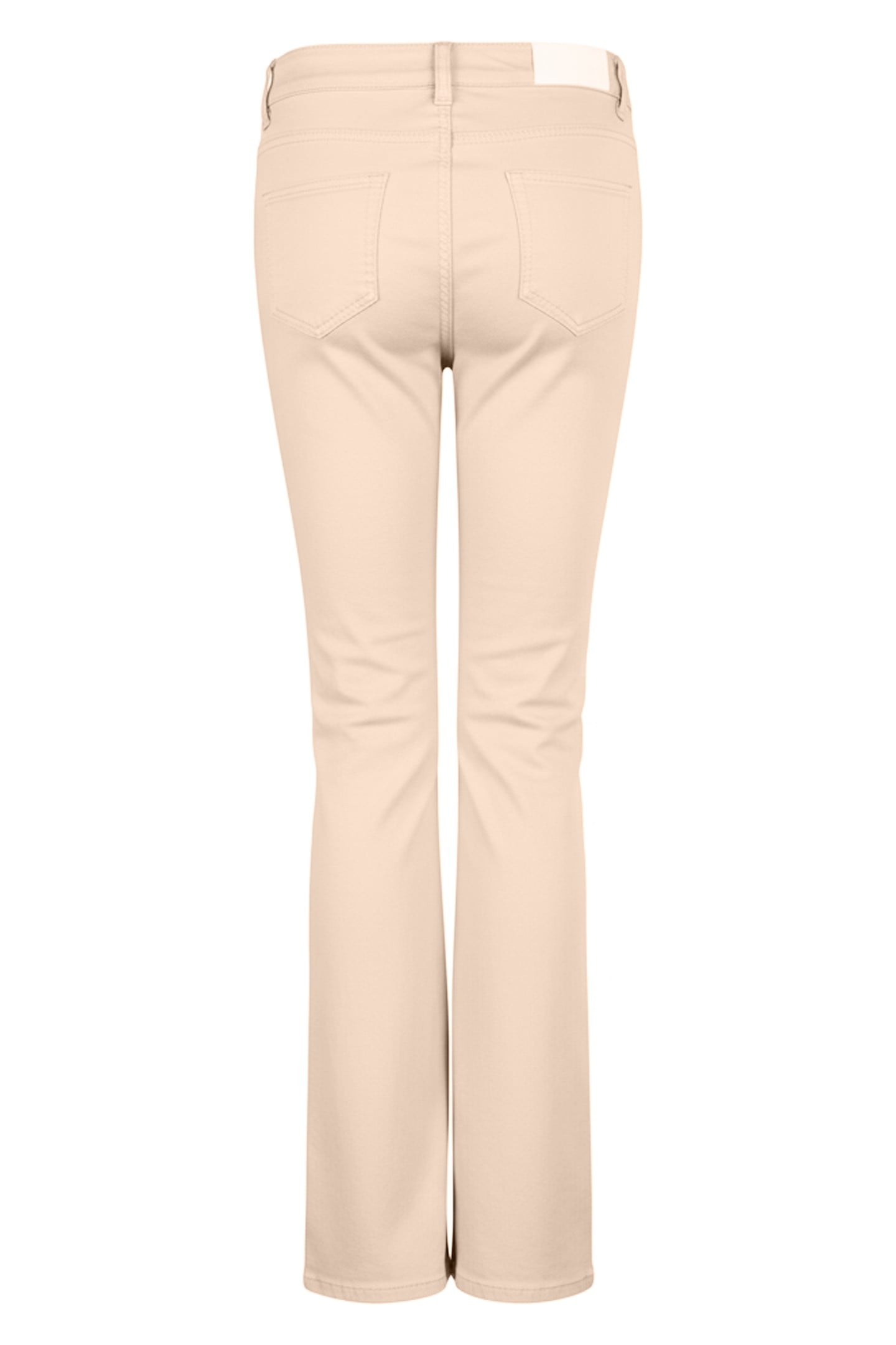 TROUSERS COLORED DENIM FLAIR SAND 2