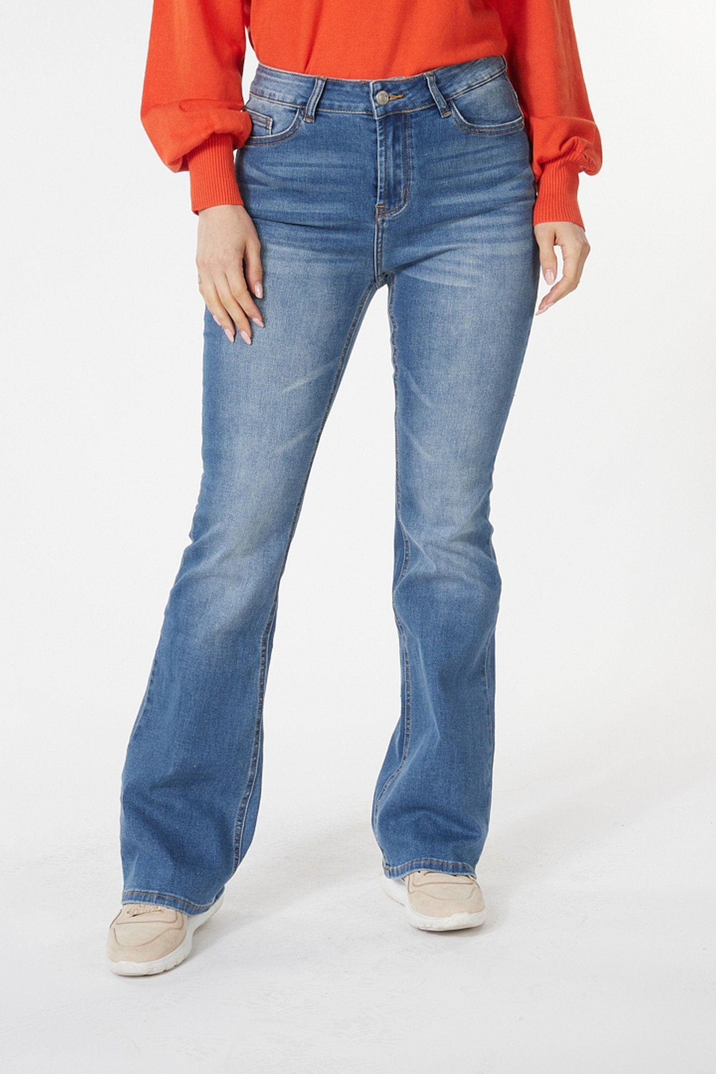 TROUSERS DENIM FLAIR BLUE 2