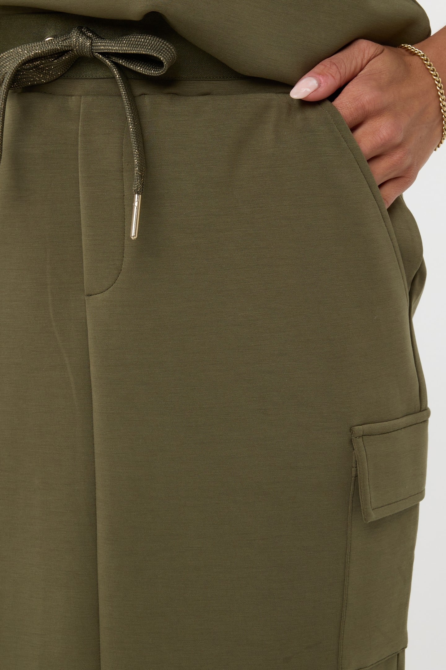 SKIRT CARGO MODAL MOSS GREEN 6