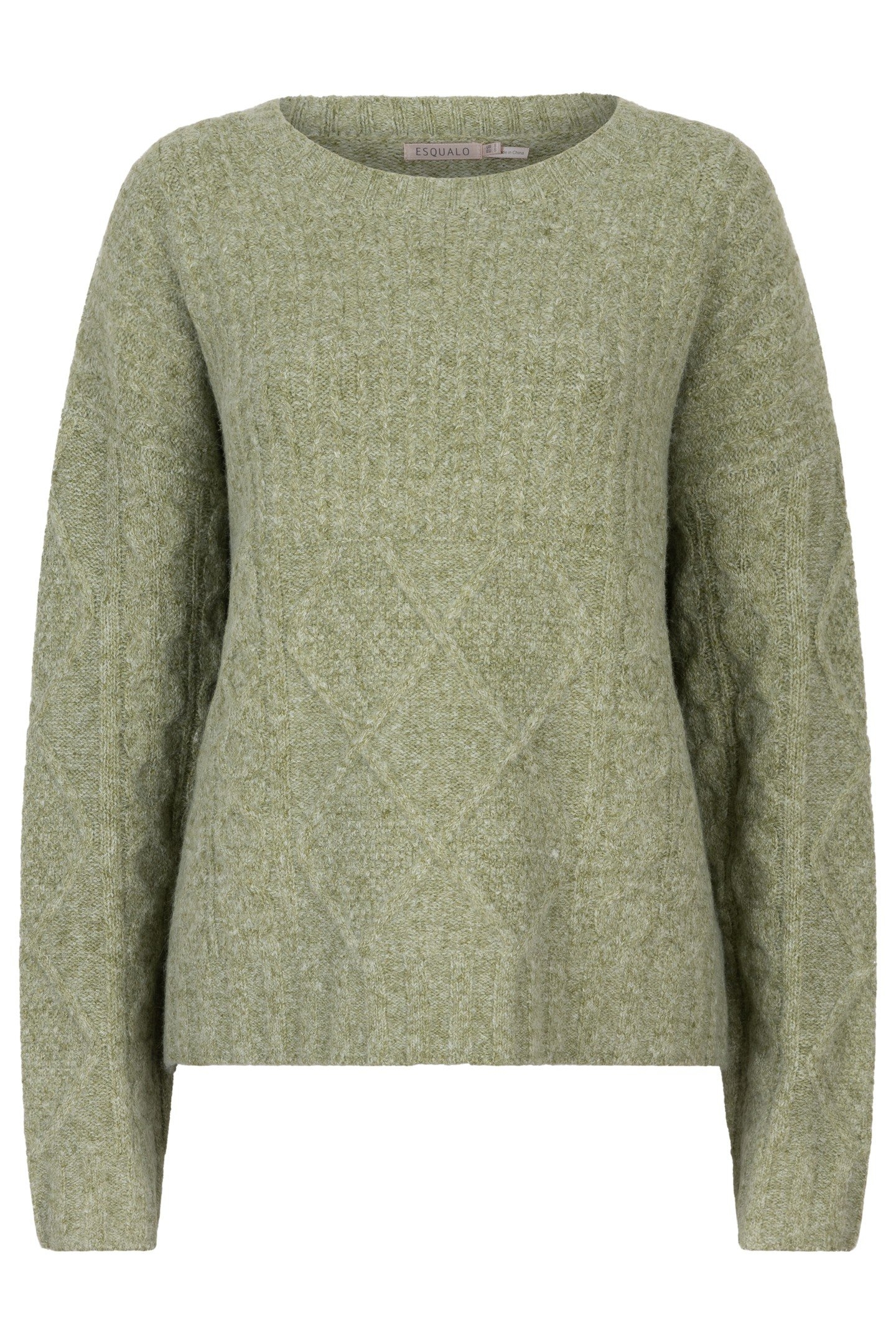 SWEATER MELANGE MOSS GREEN 4