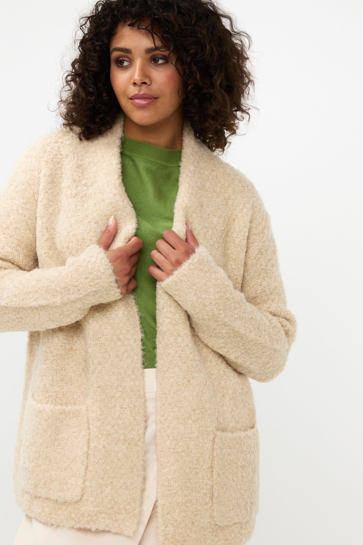 CARDIGAN BOUCLE BLUSH 2