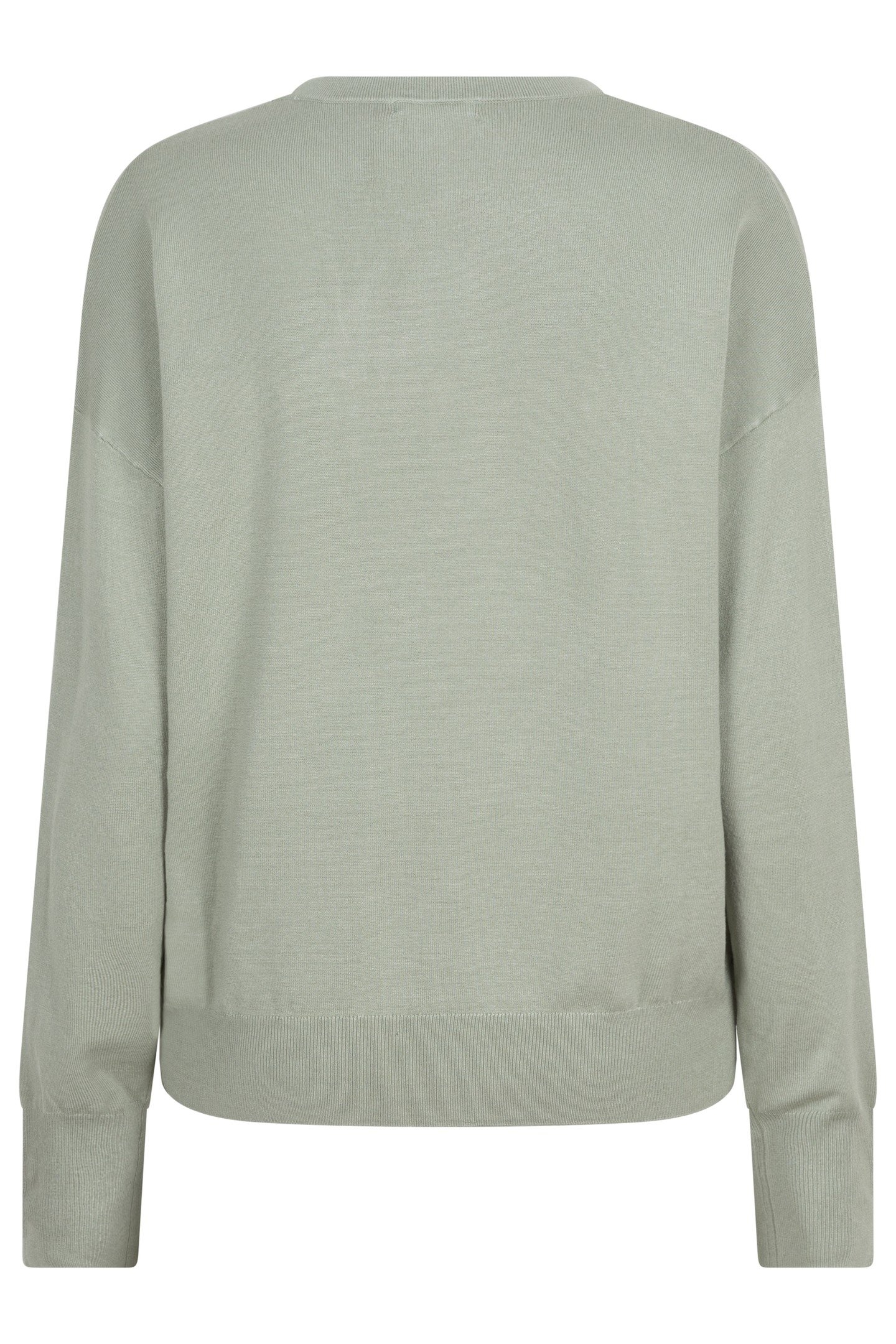 SWEATER R-NECK BASIC KNIT JADE 5