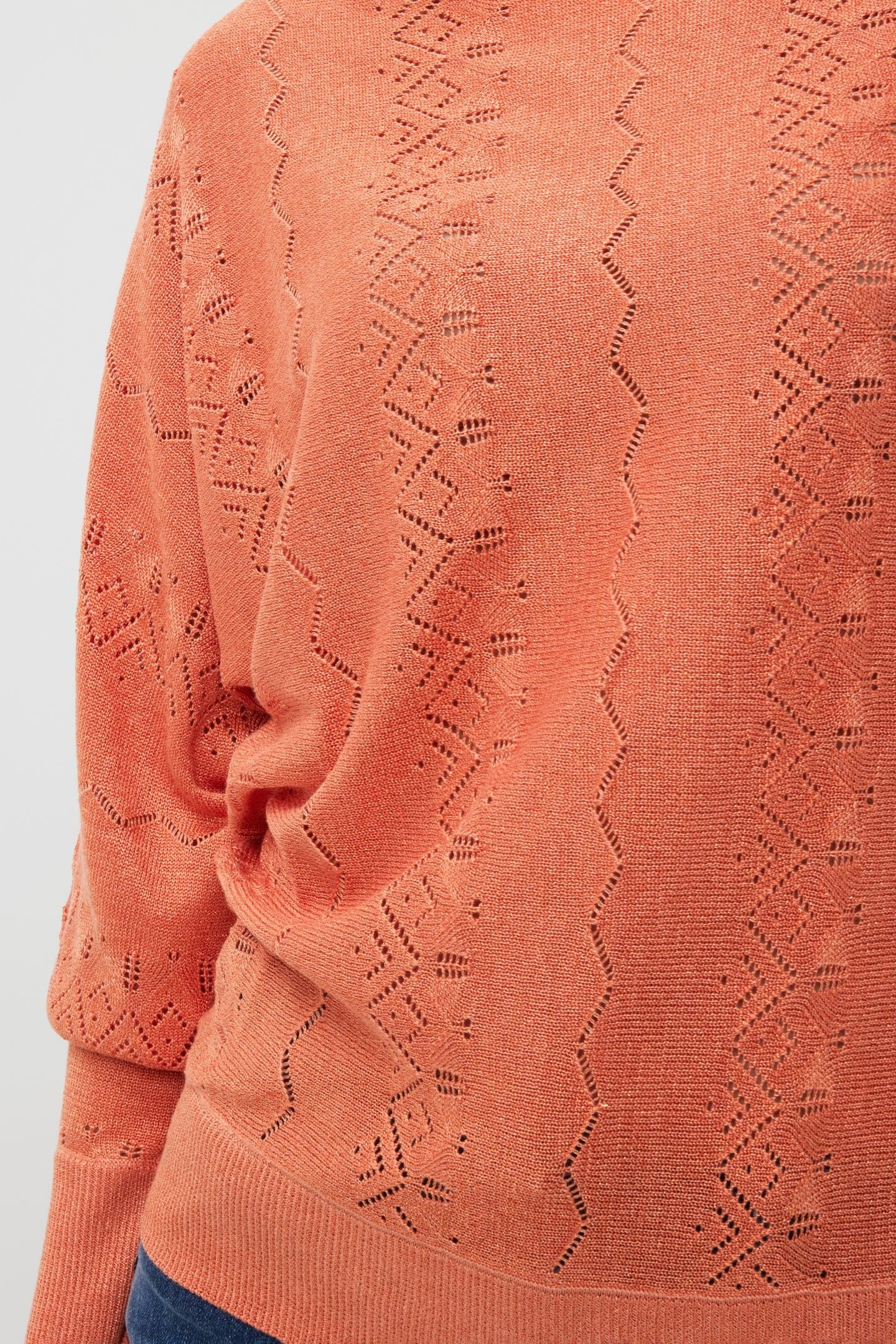 SWEATER BATWING LUREX AMBER GLOW 7