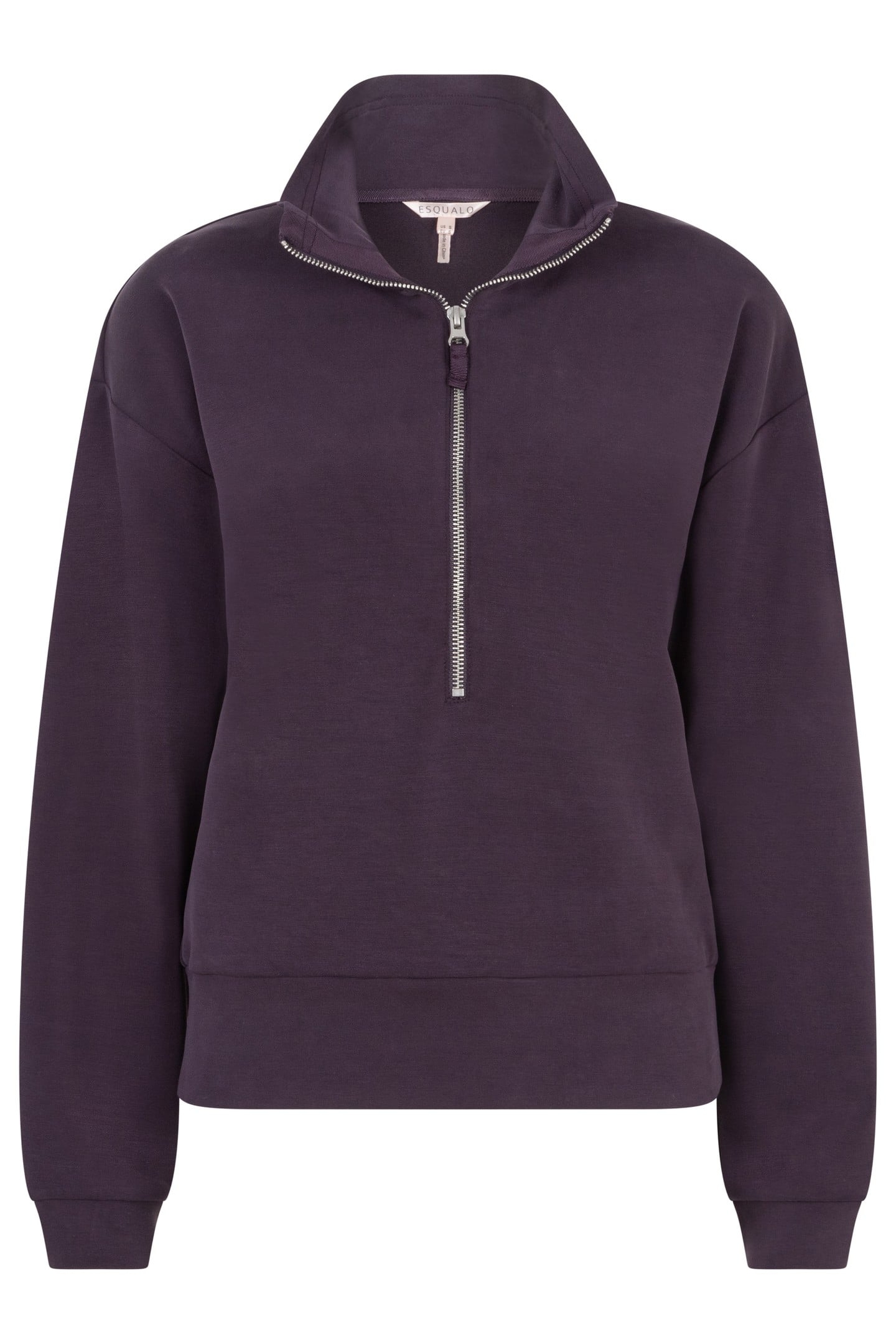 SWEATER ZIPPER MODAL DARK PURPLE 4
