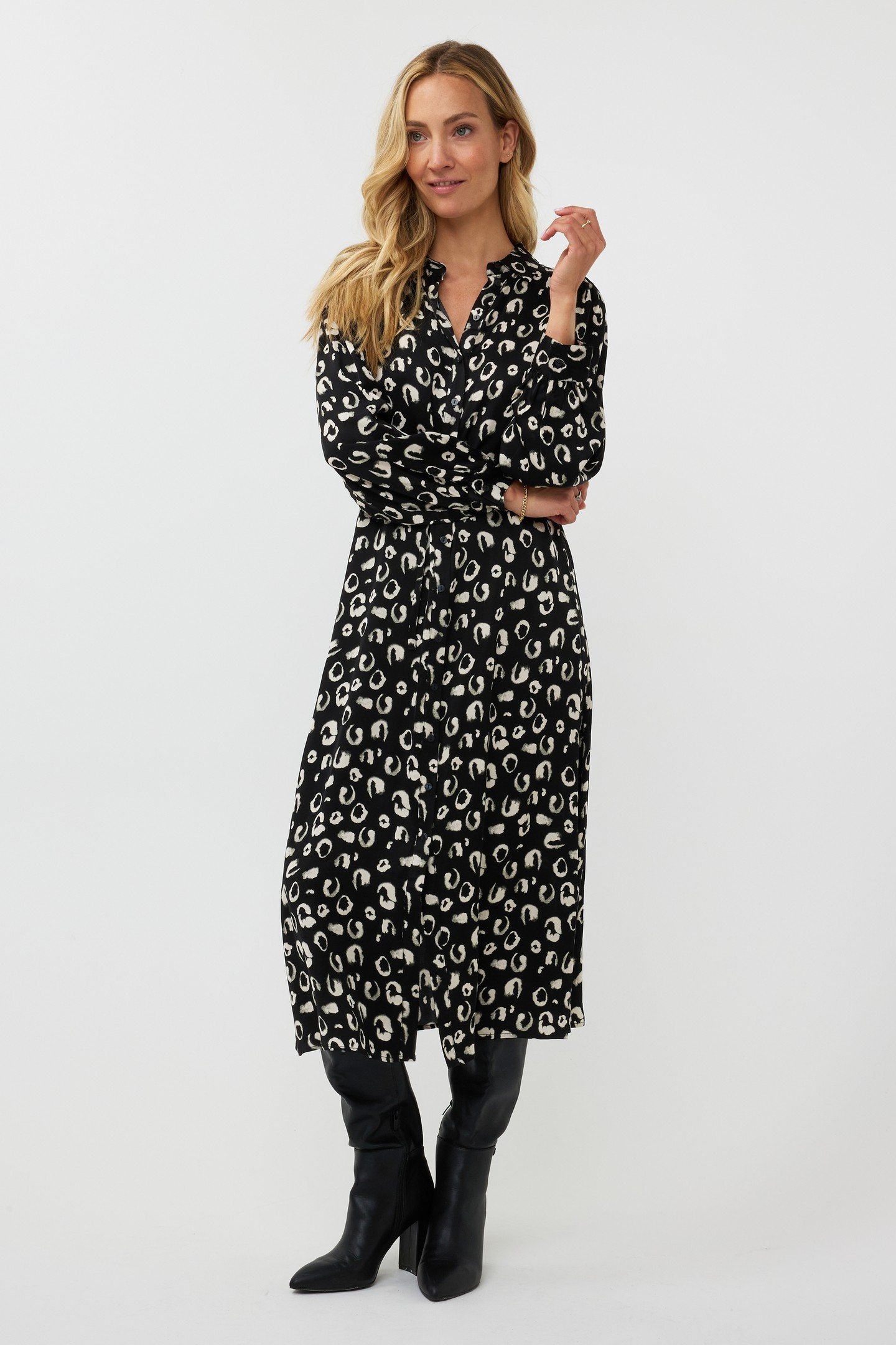 DRESS LONG WILDERNESS PRINT 1