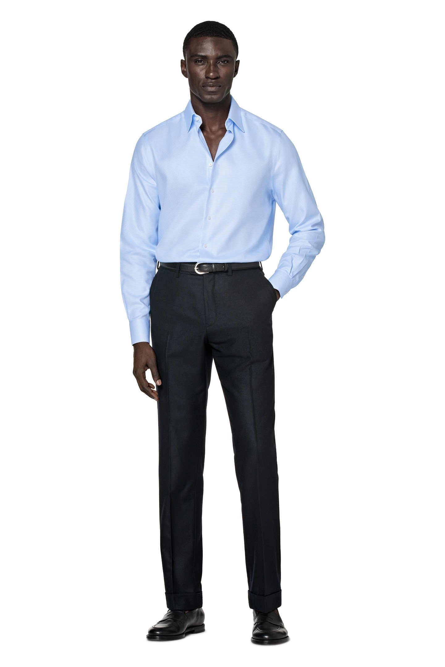 TRAVELLER L.BLUE HOUNDSTOOTH LIGHT BLUE 2