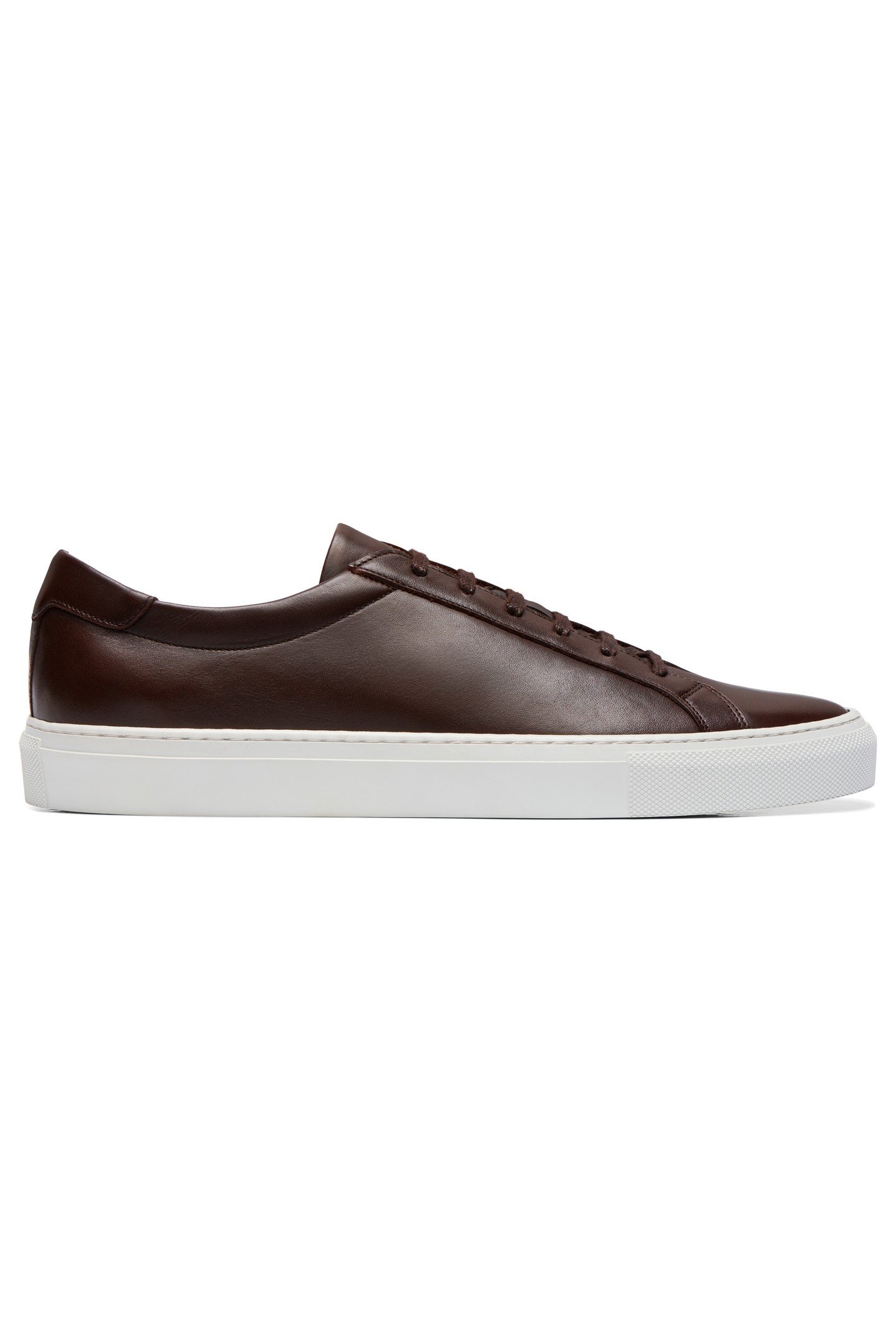 LEATHER-SNEAKER-D.BROWN DARK BROWN 2