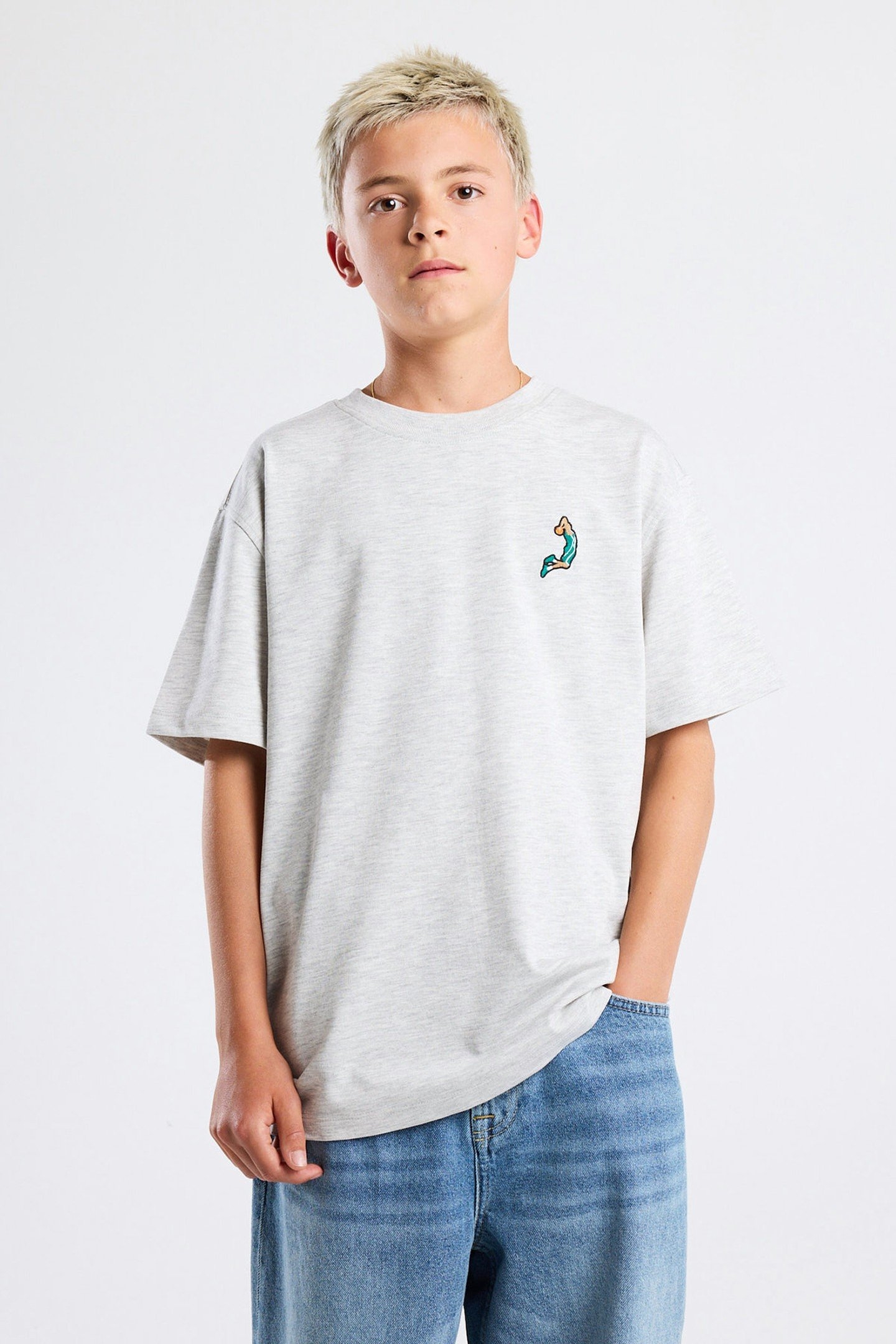 ERIK JR LIGHT GREY MELANGE 1