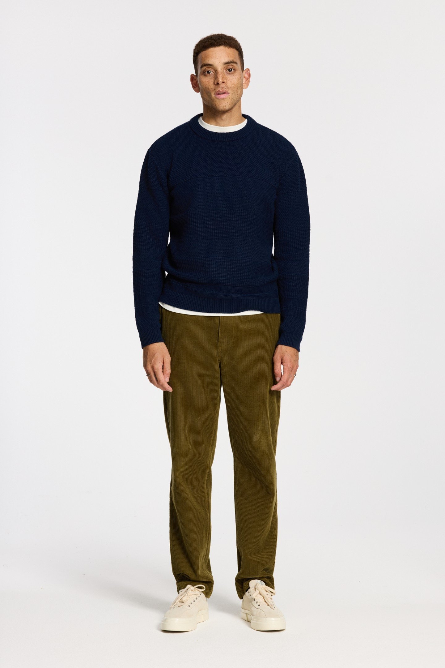 PERRY REGULAR FIT STRUCTURED PULLOVER BLUE DARK NAVY 2