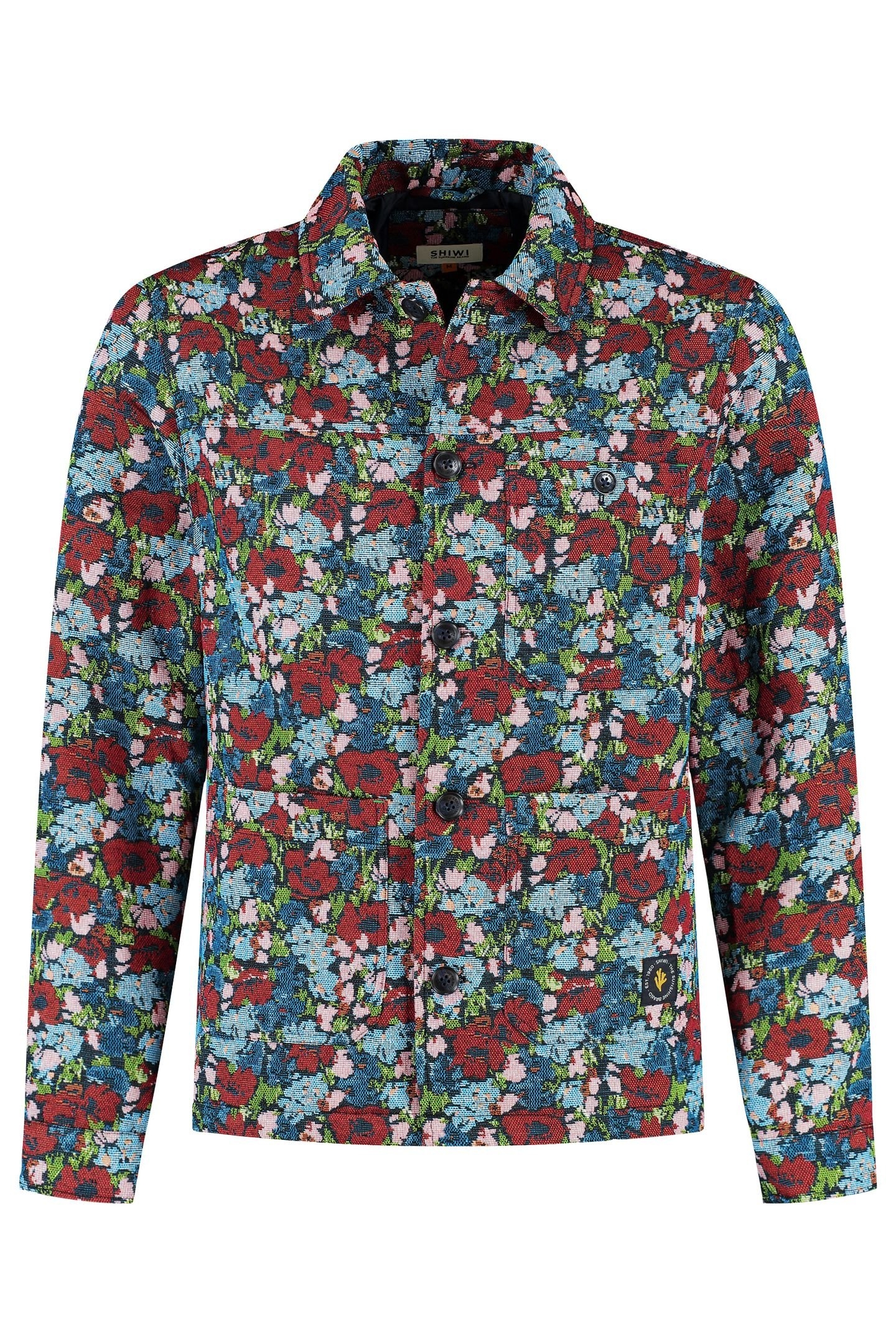 IAN FLORAL FIELD JACKET BLUE DARK NAVY FLORAL 5