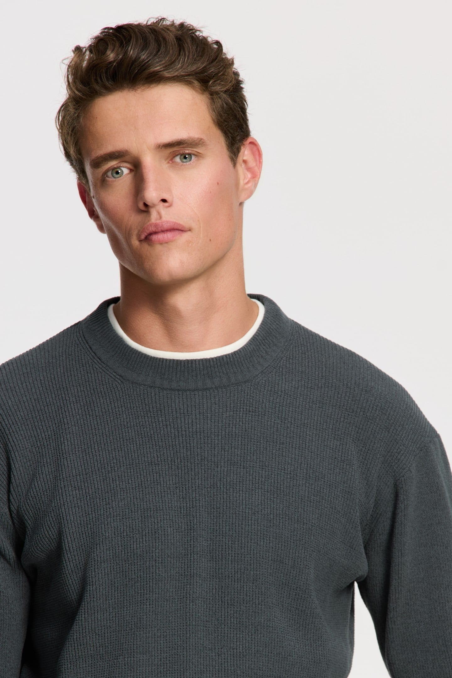 PIKE RELAXED FIT CHENILLE PULLOVER GREEN SMOKEY 2