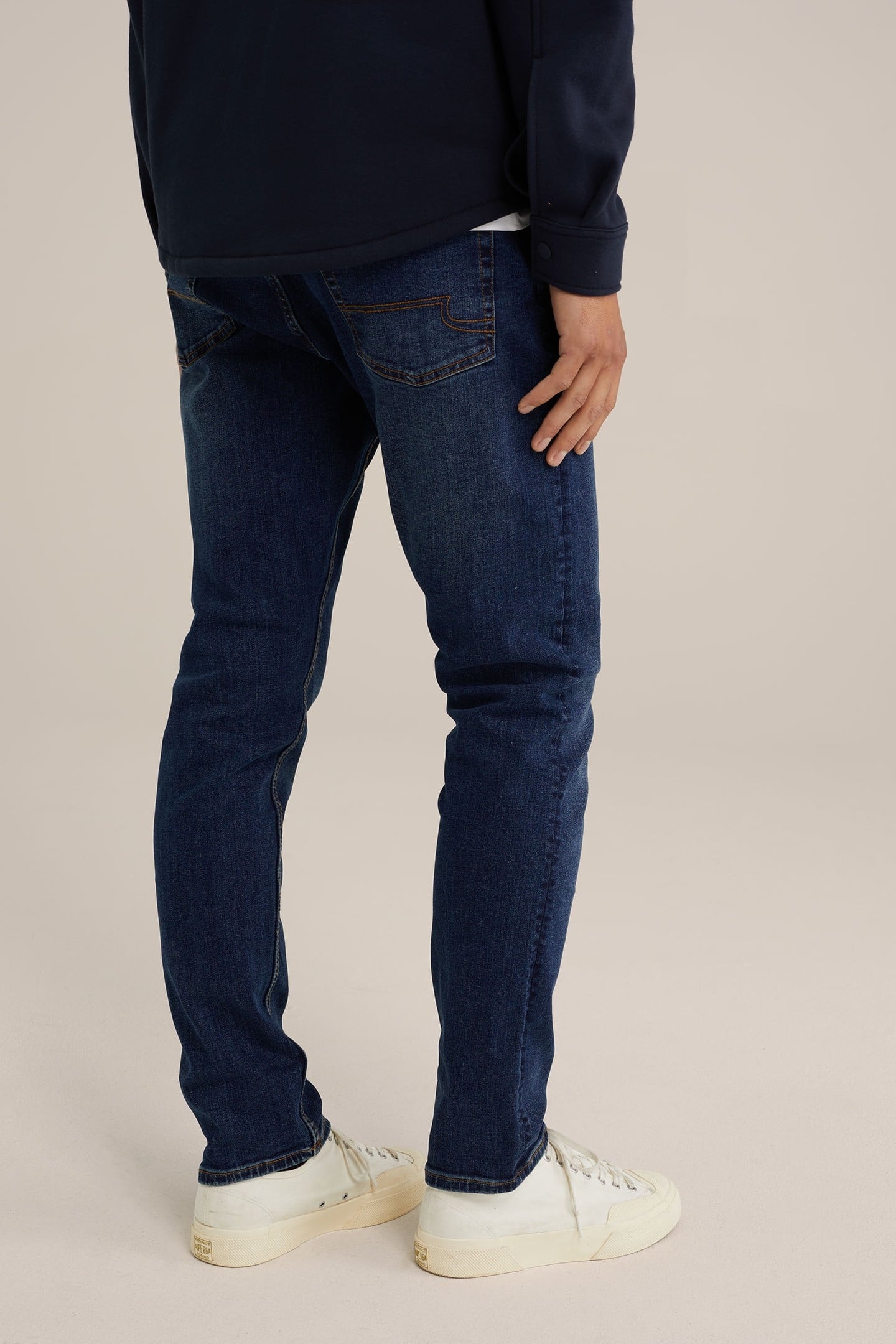 5-POCKET MID WAIST BLUE 2