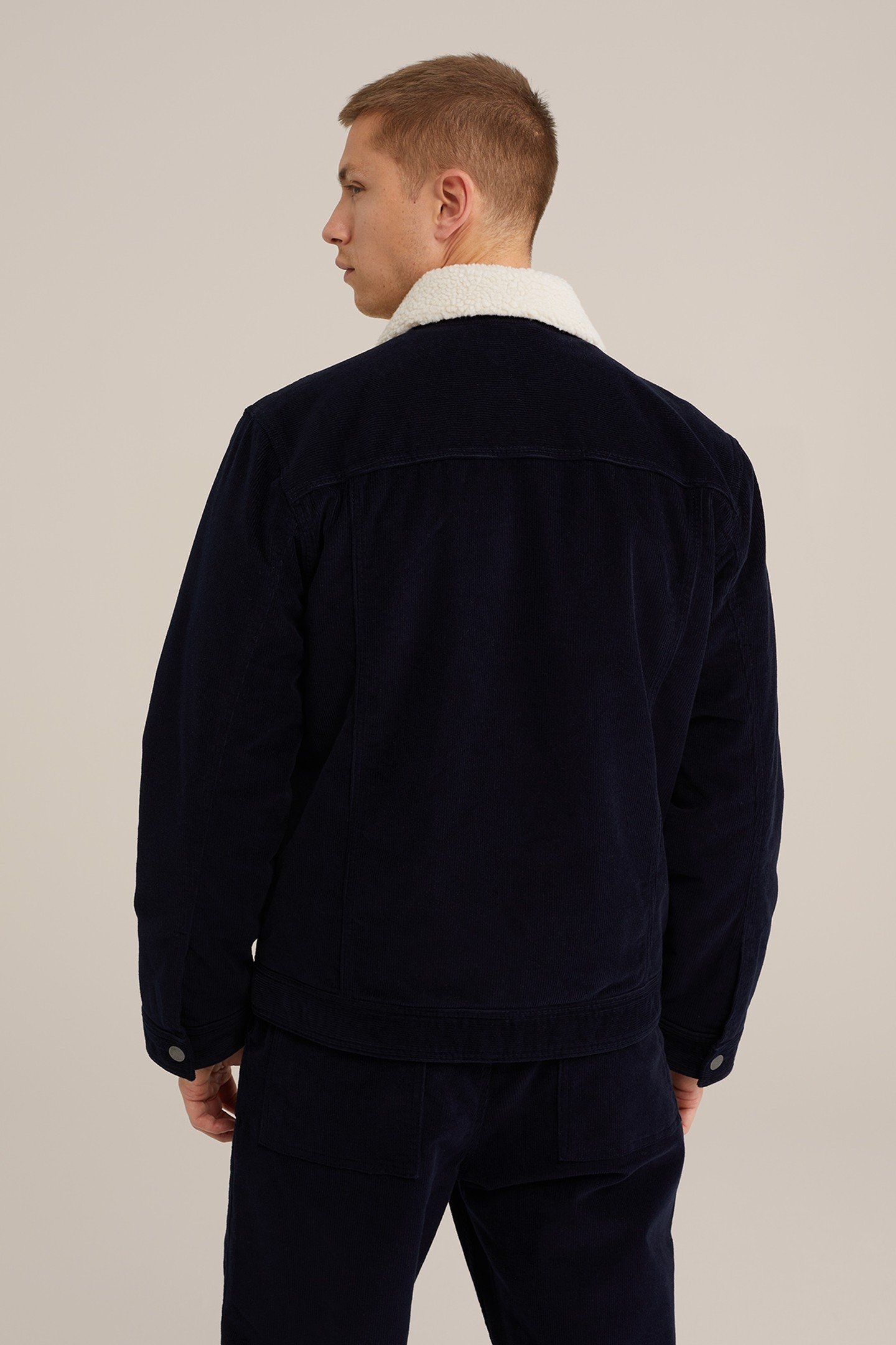 JACKET NORMAL LENGTH DARK BLUE 3