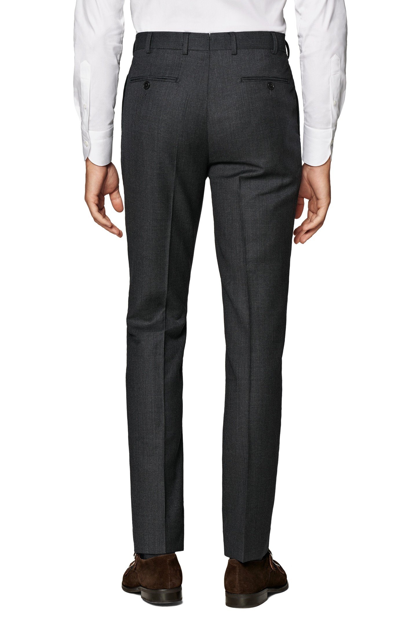 BRESCIA D. GREY PURE WOOL S130 DARK GREY 4