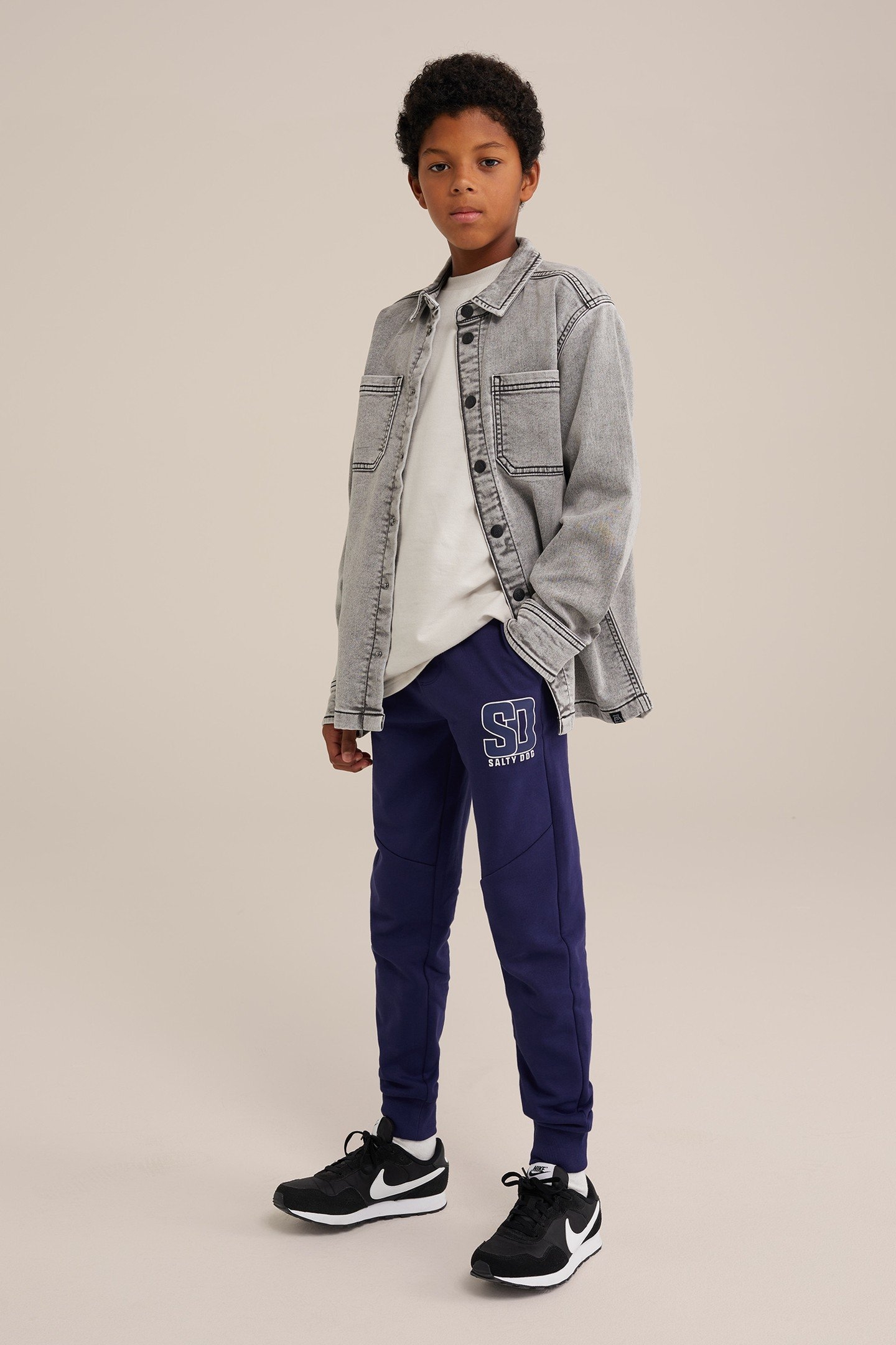 BOYS JOGGING PANTS DARK BLUE 2