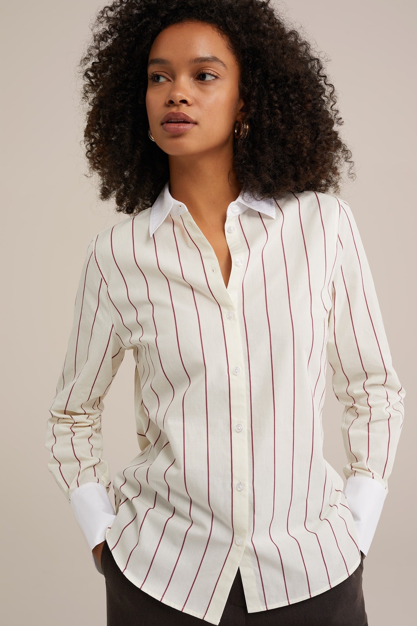 BLOUSE BURGUNDY RED 3