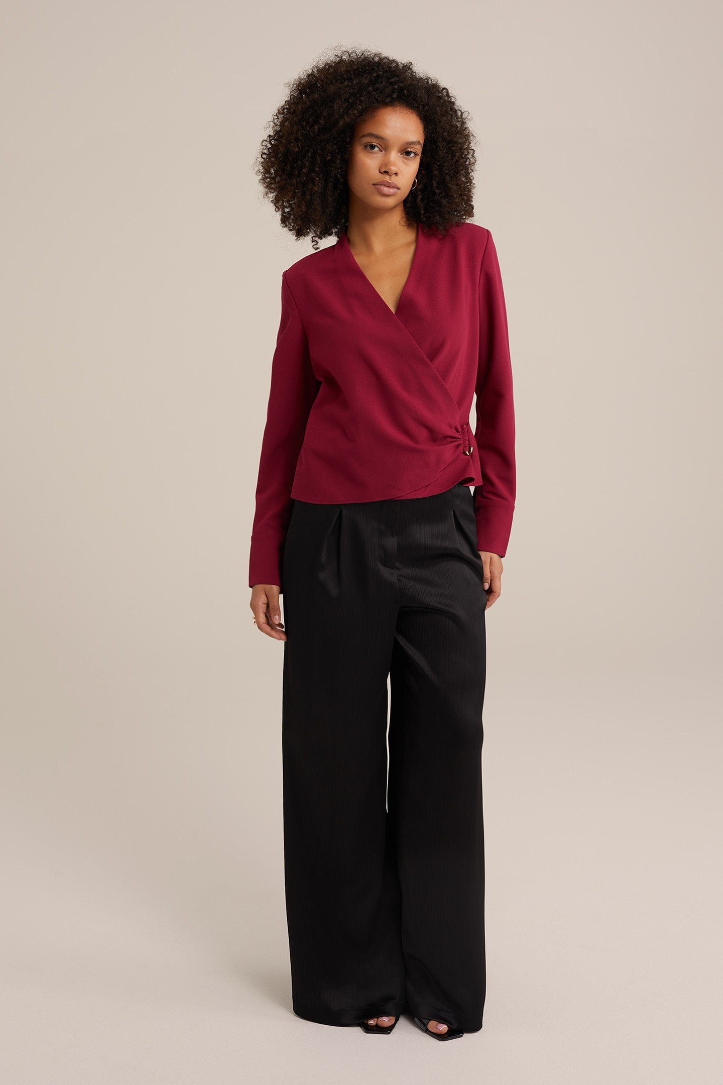 BLOUSE VINTAGE RED 2