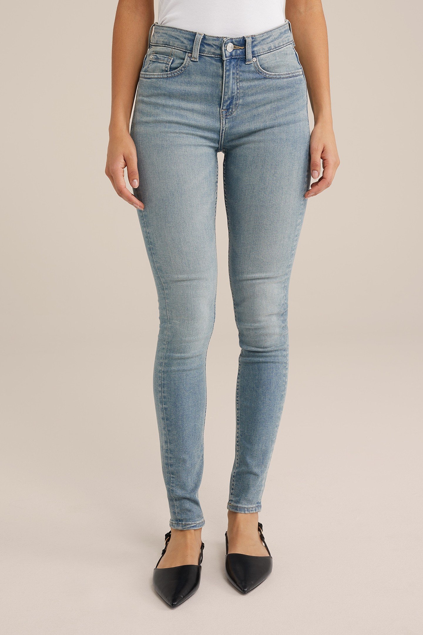 5-POCKET MID WAIST BLUE 2