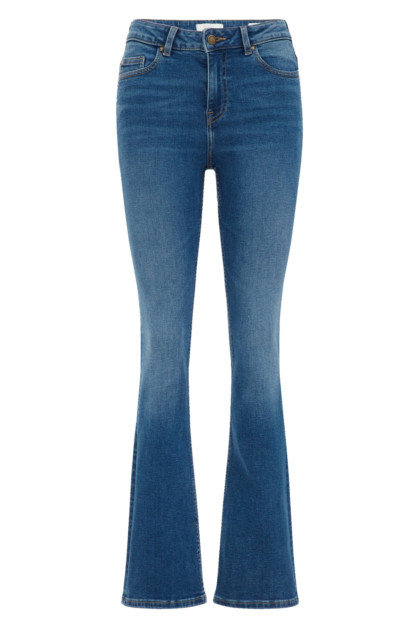 5-POCKET MID WAIST DARK BLUE 4